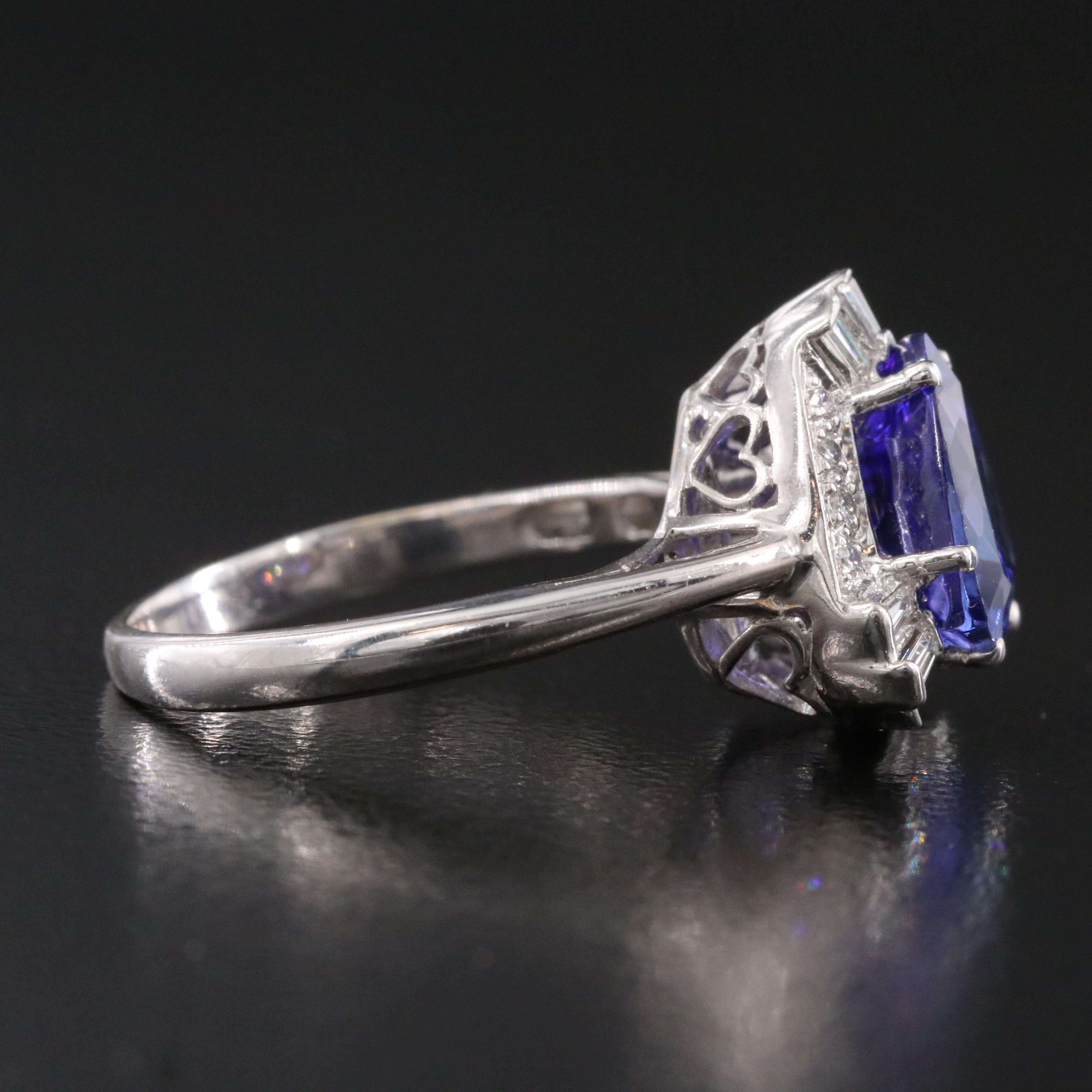 Bellarri 18K Tanzanite and Diamond Ring