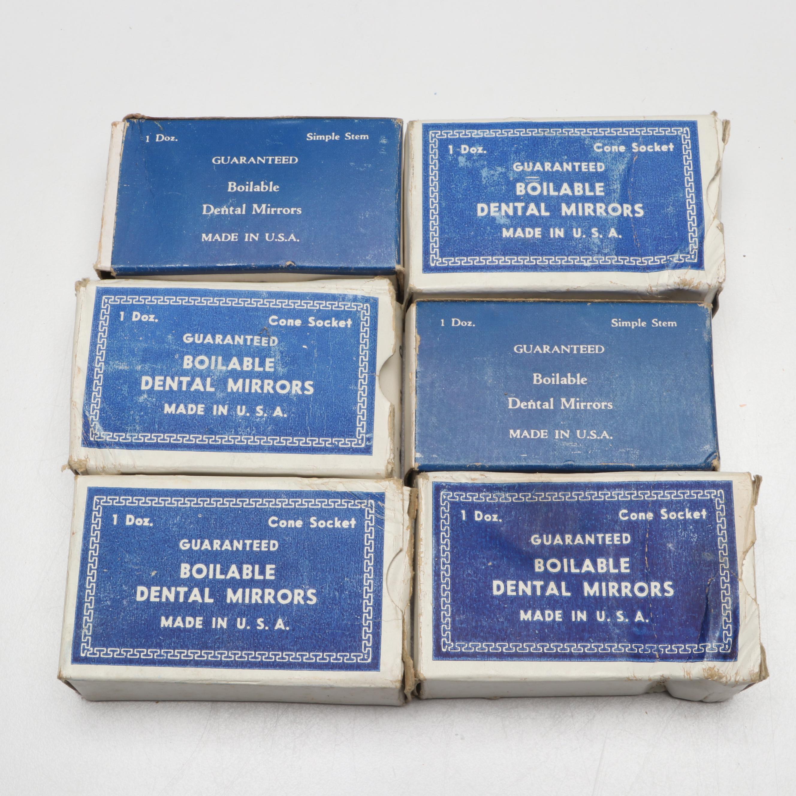 Moyco and Other Tooth Finishing Strips with Mouth Mirrors, More Dental Tools