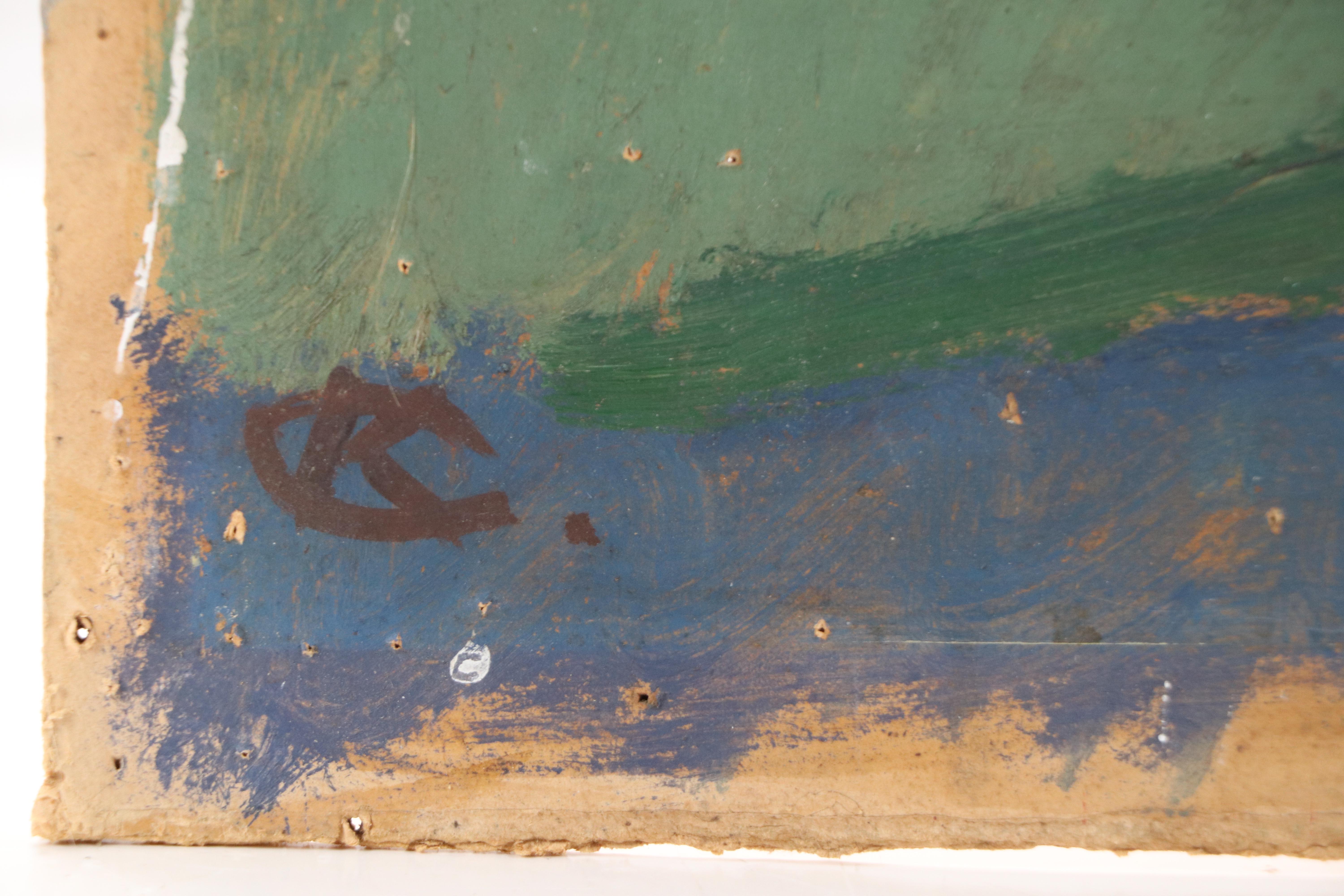 Industrial Oil Painting, Mid-20th Century