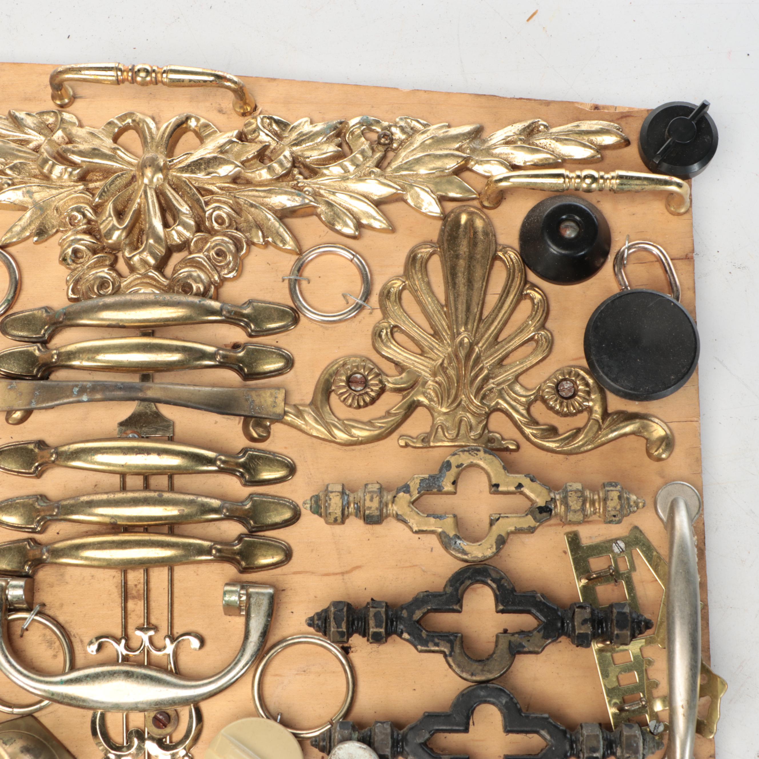 Brass & Nickel Drawer Pulls, Door Hinges, Knobs, Metal Accents, More