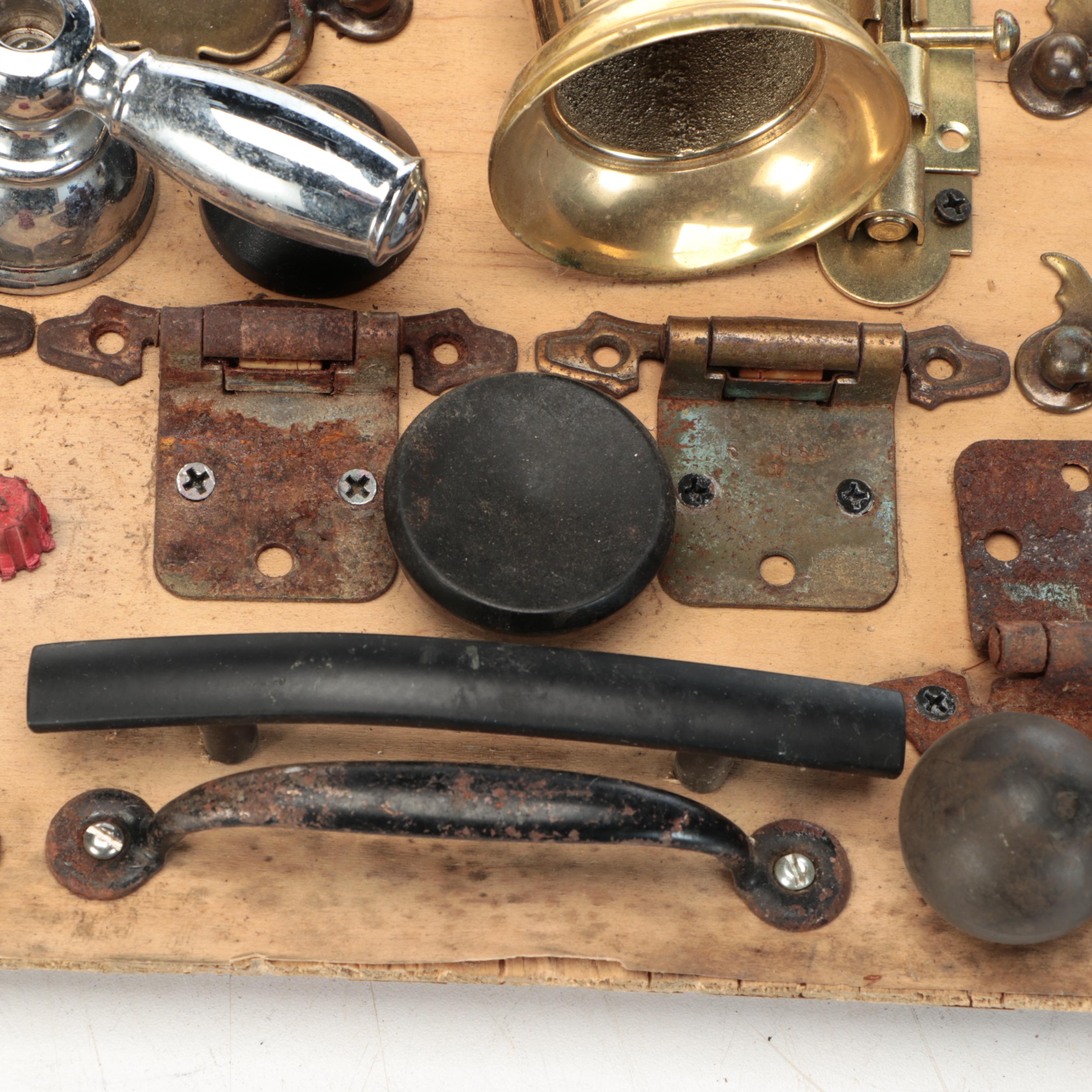 Brass & Nickel Drawer Pulls, Door Hinges, Knobs, Metal Accents, More