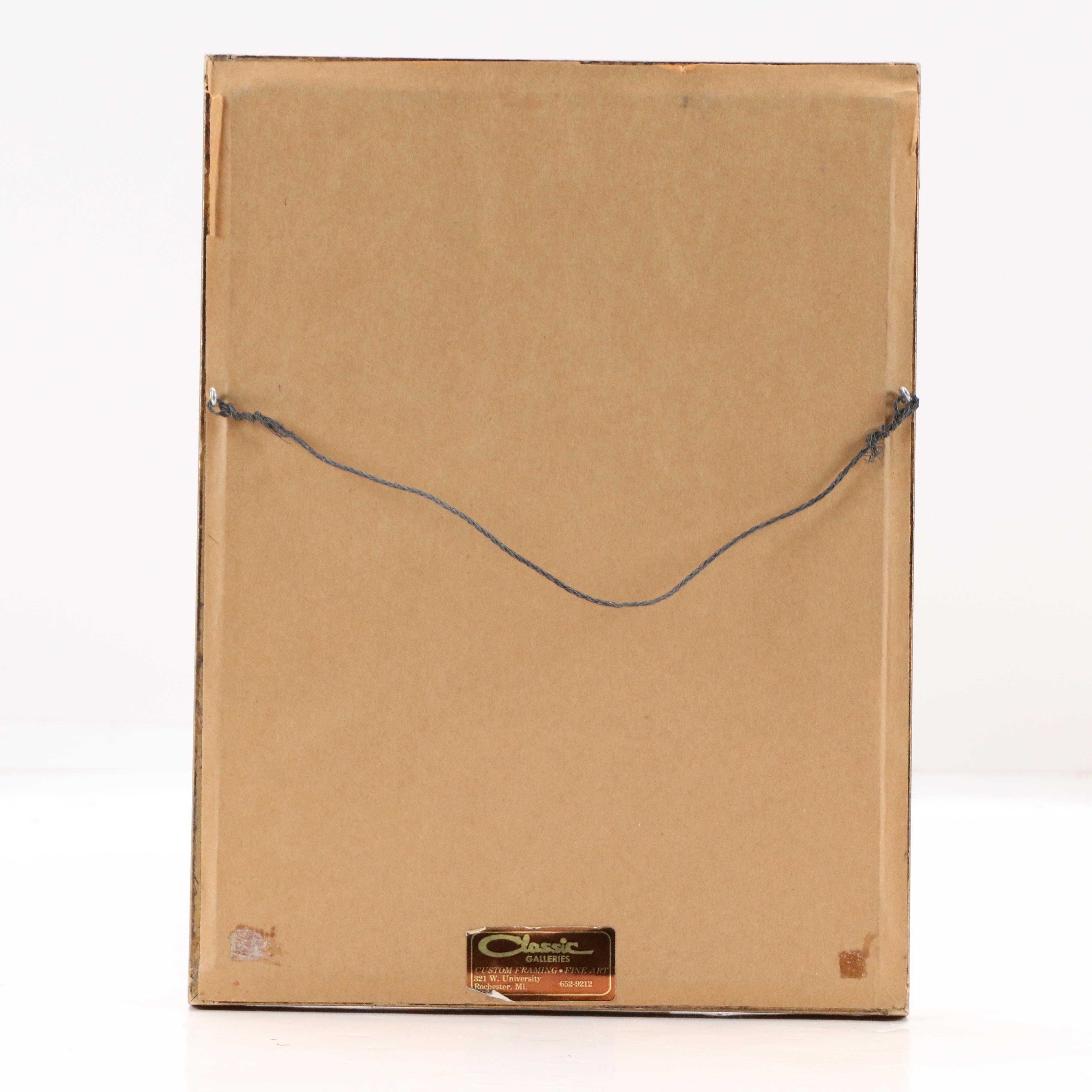 After Rafael Ortiz Alfau Offset Lithograph of Tower Bridge, London