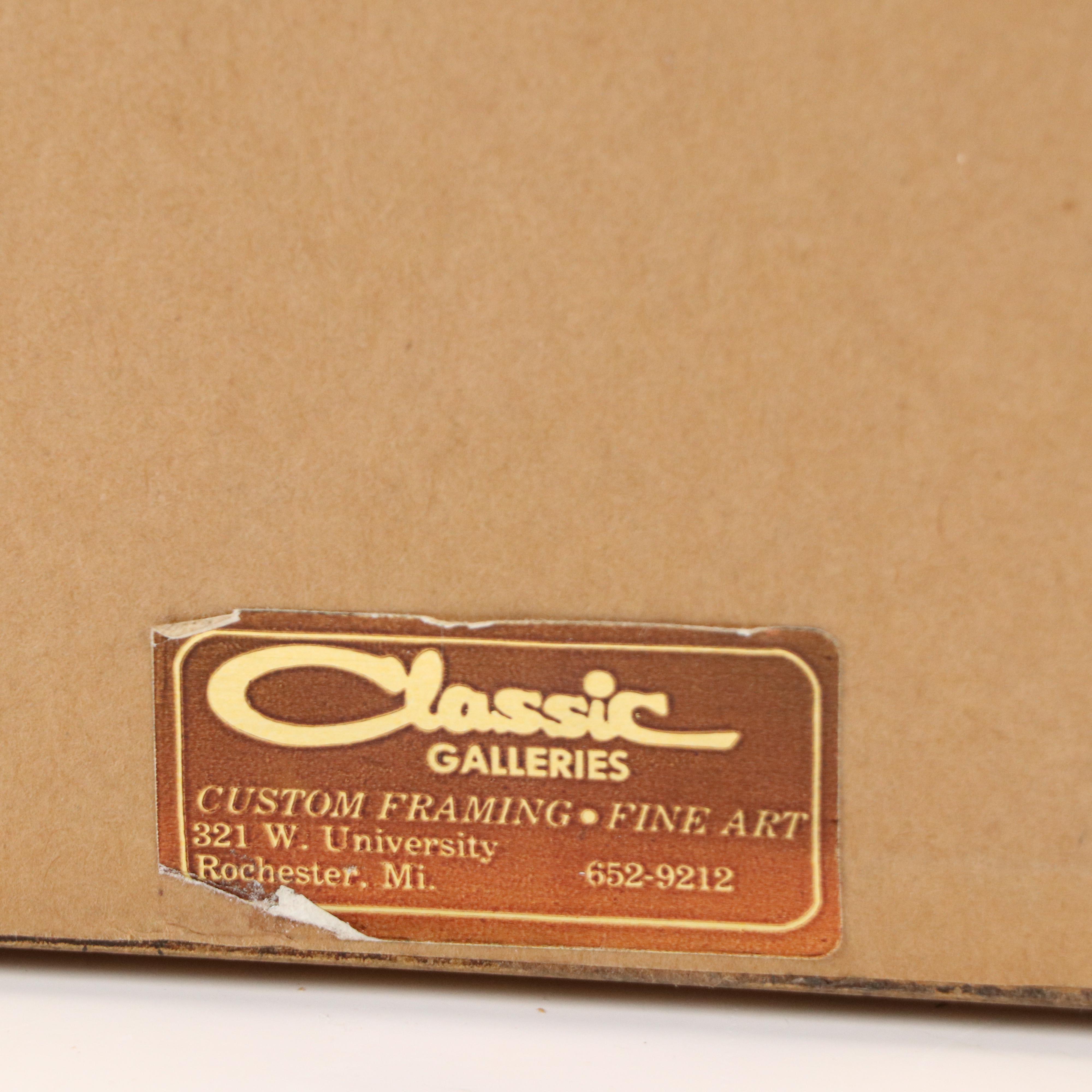 After Rafael Ortiz Alfau Offset Lithograph of Tower Bridge, London