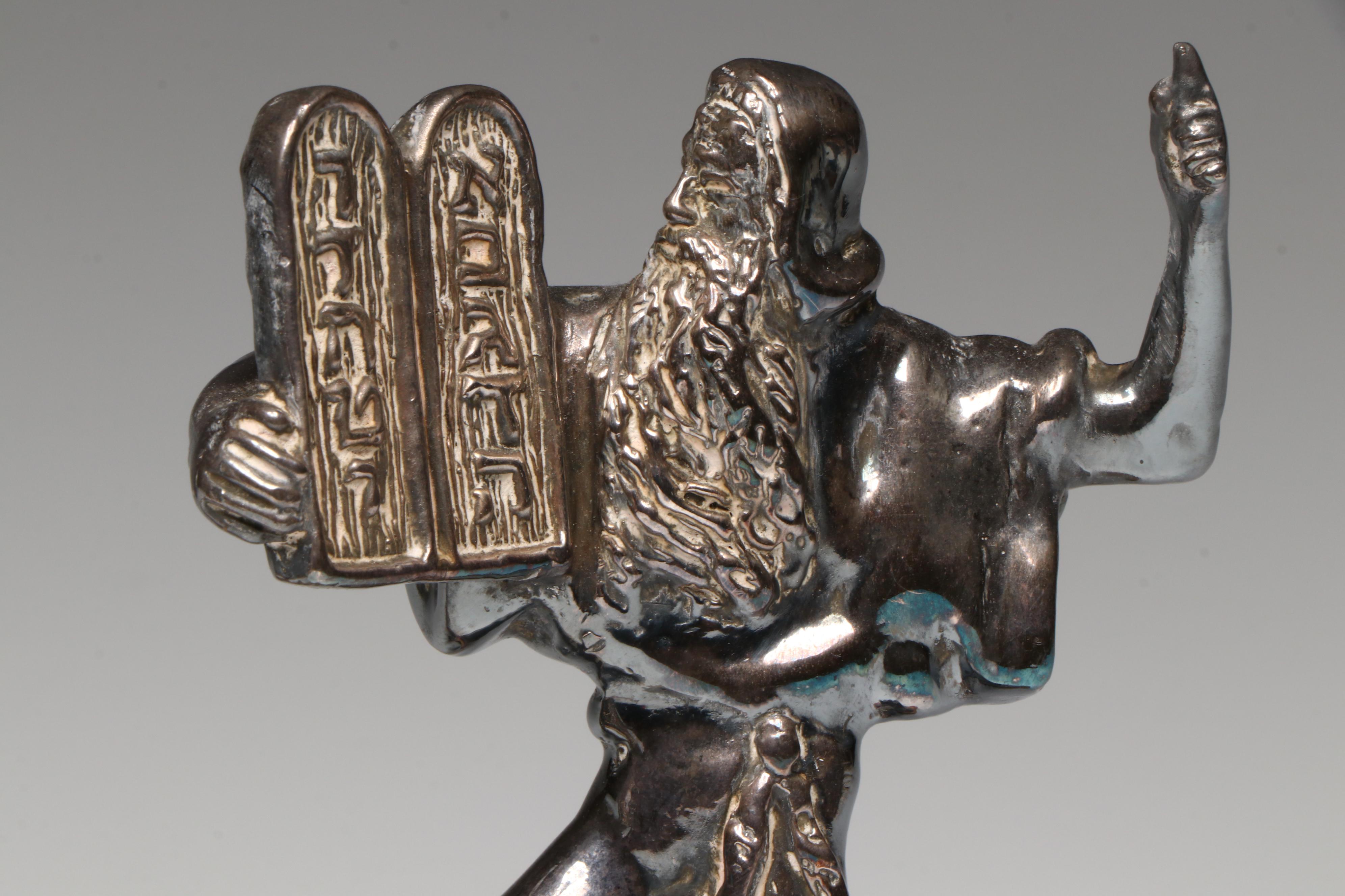 I. Yeheskel and Ben-Zion Israeli Electroform Sterling Silver Judaica Sculptures