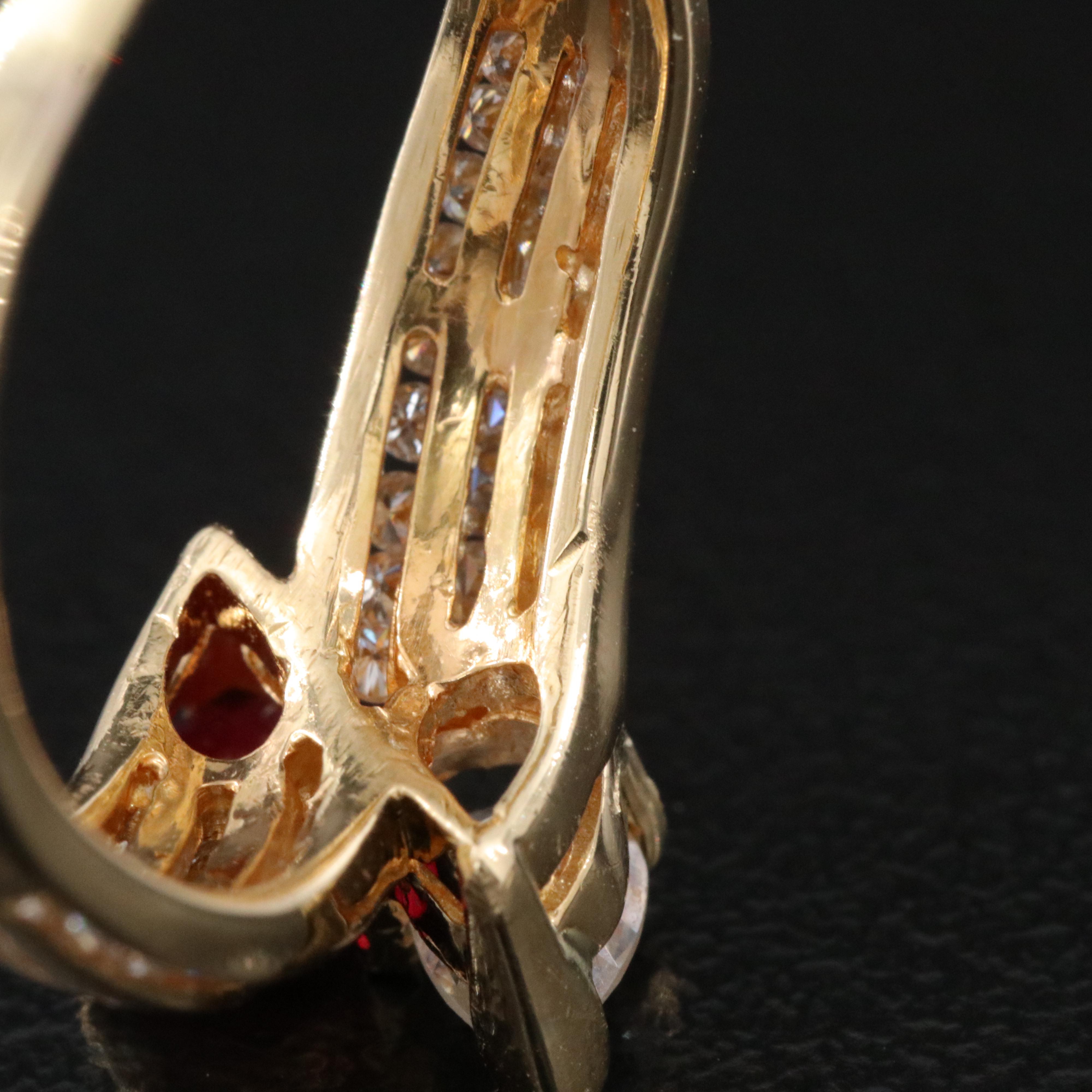 18K Ruby and Diamond Ring