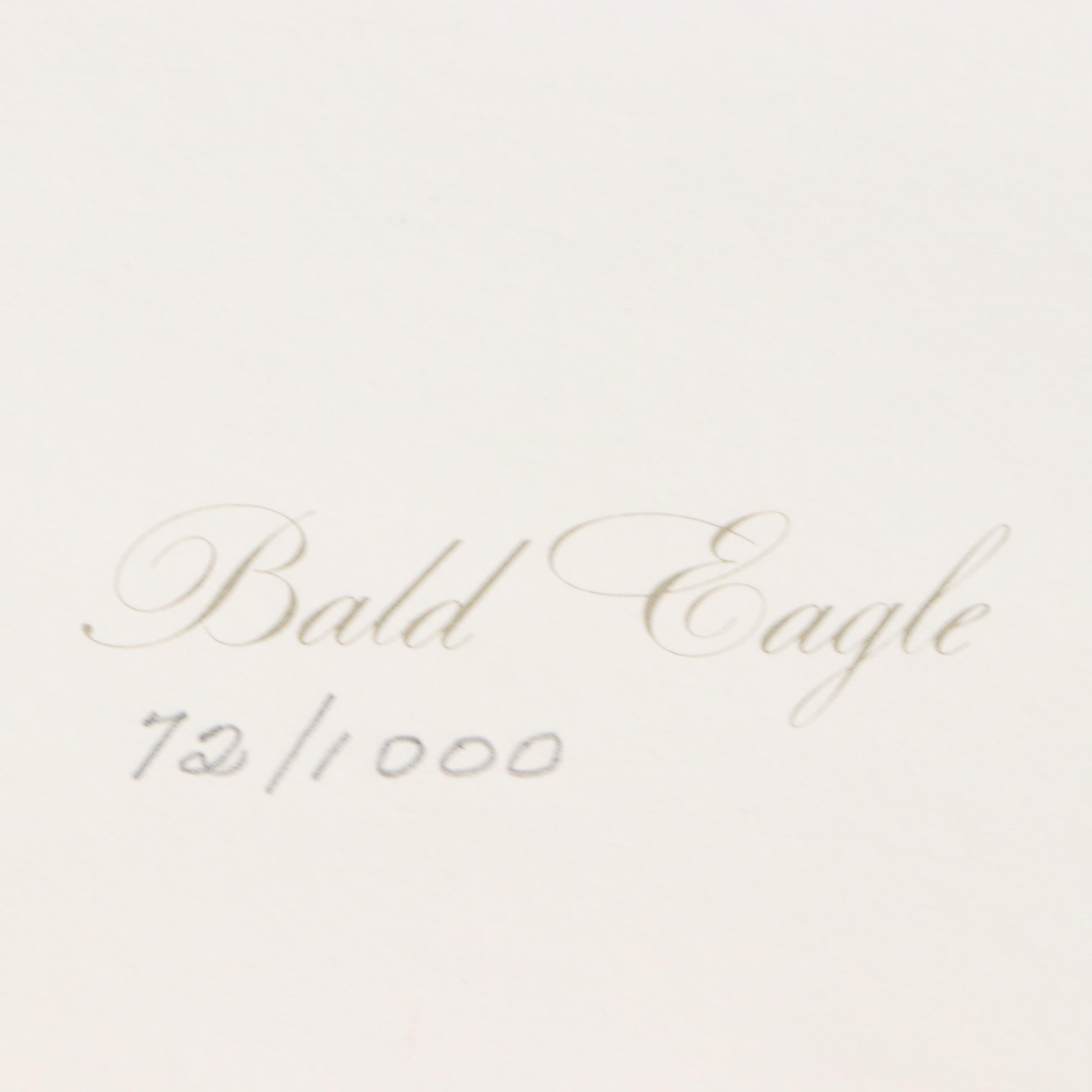 John Ruthven Offset Lithograph "Bald Eagle"