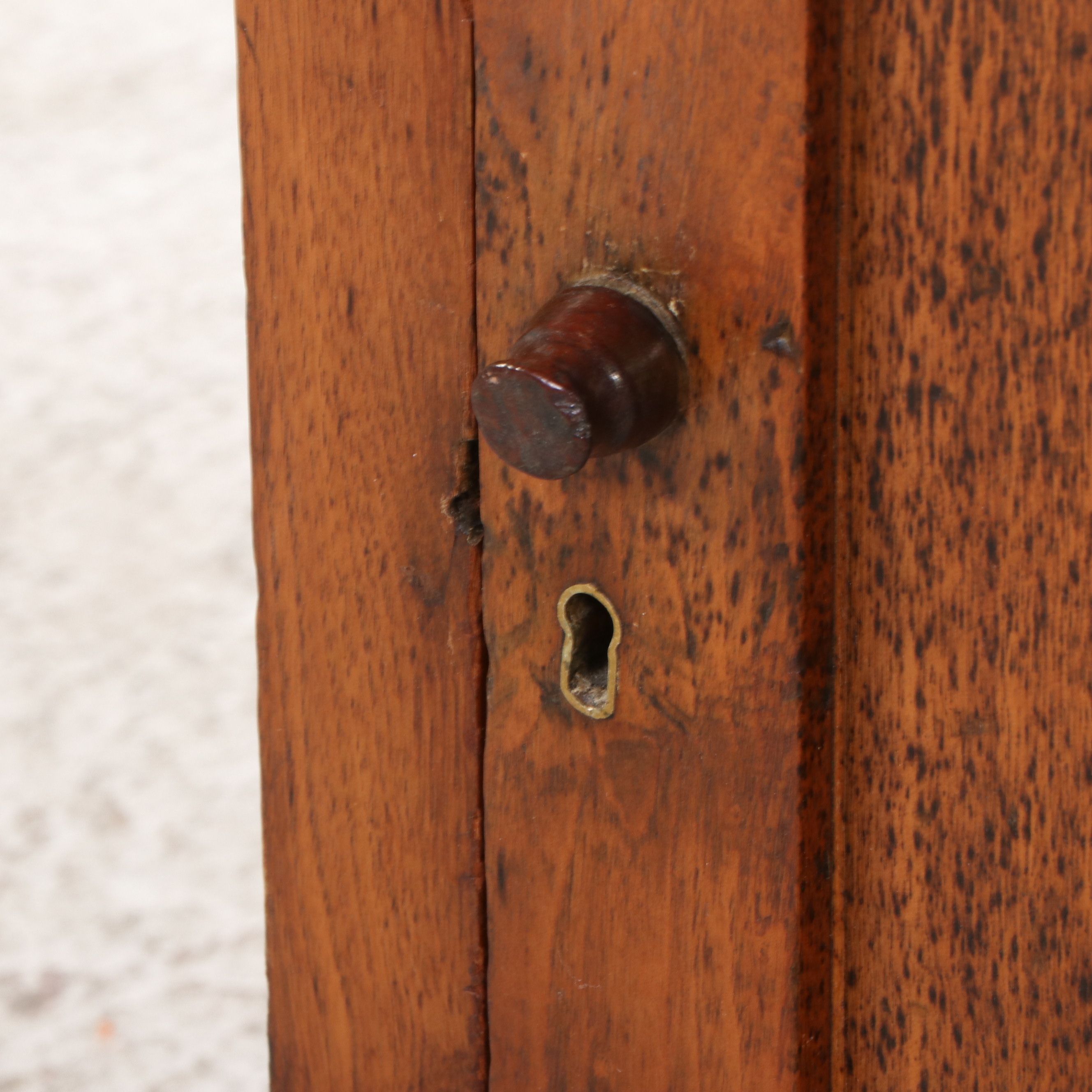 Primitive Style Walnut Jelly Cabinet, 19th Century