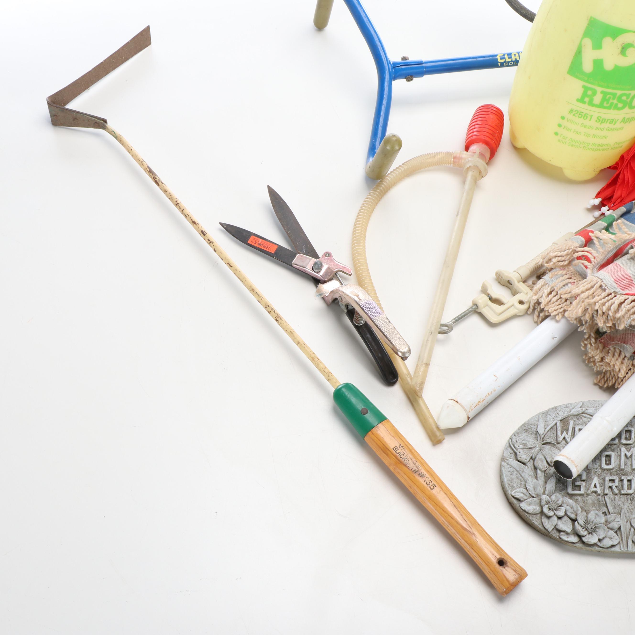 HQ Spray Applicator, Ornamental Plant Stands, Umbrellas, and More Outdoor Décor