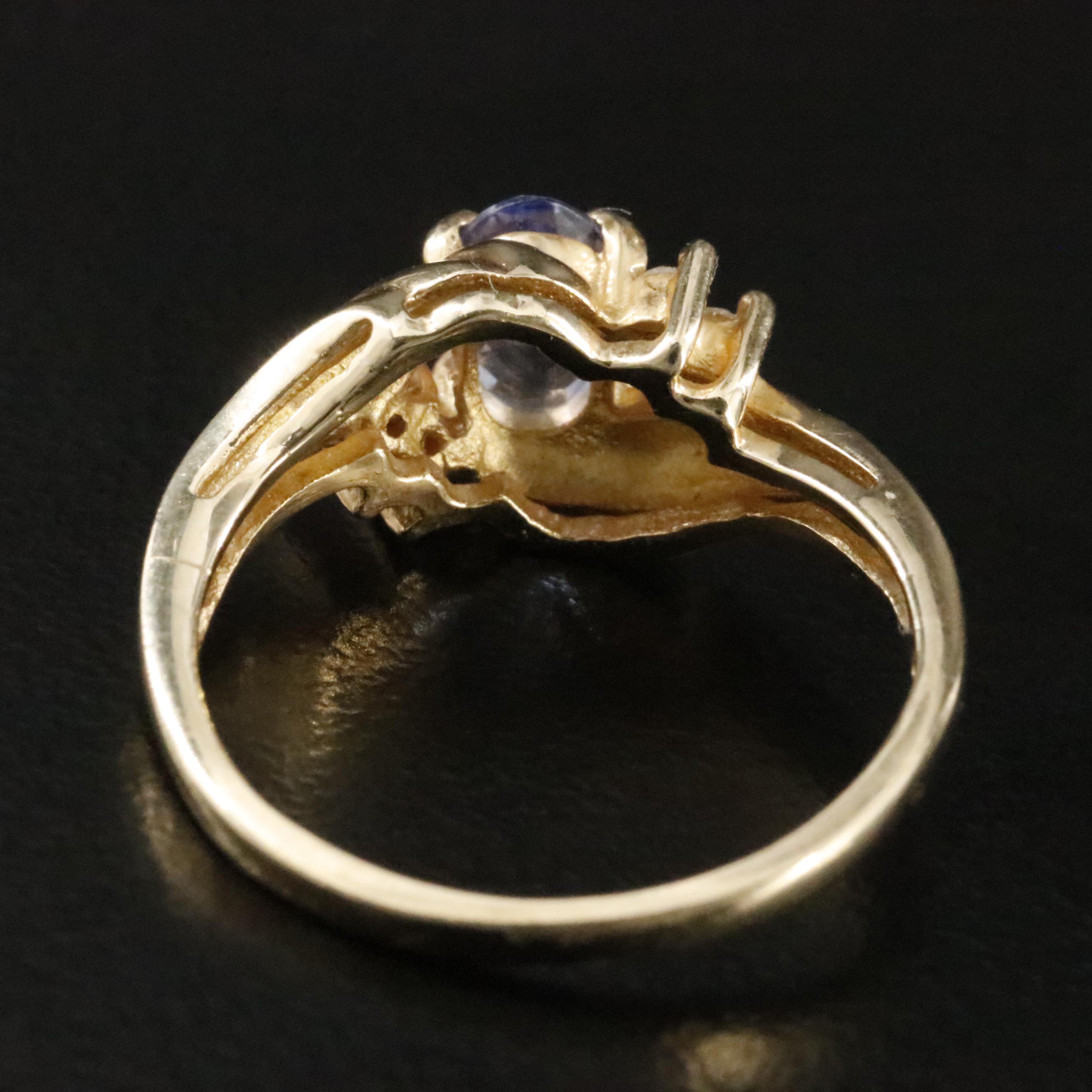 14K Tanzanite and Diamond Ring