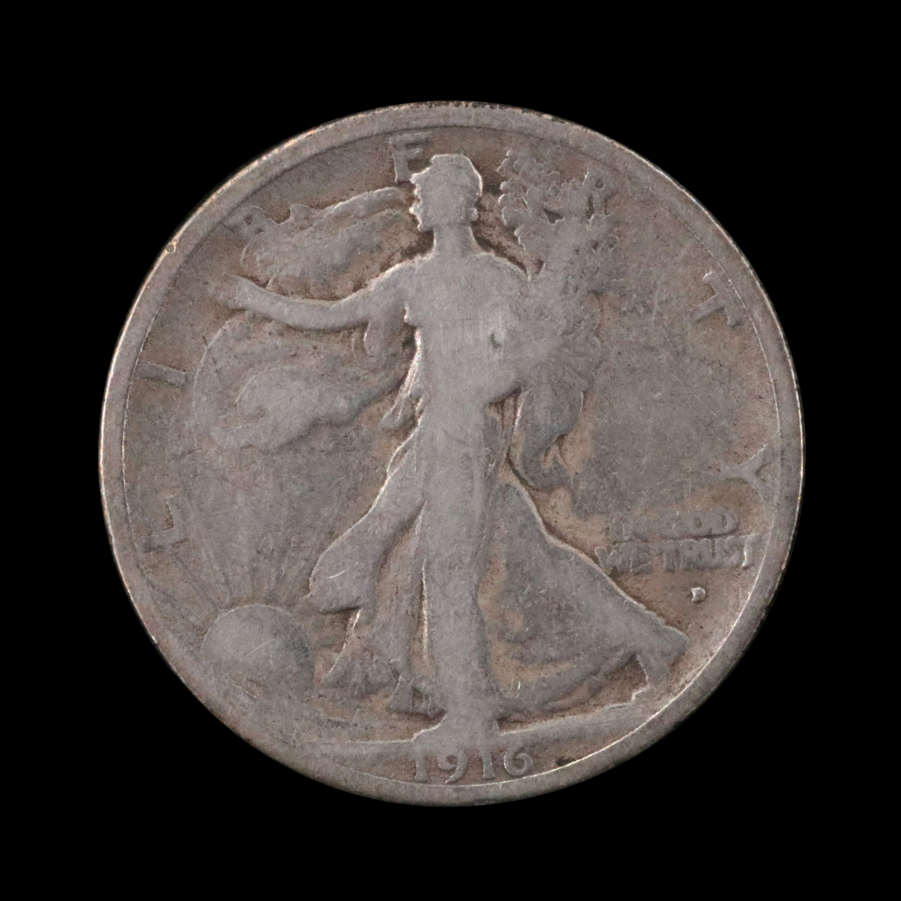 1916-D Walking Liberty Half Dollar