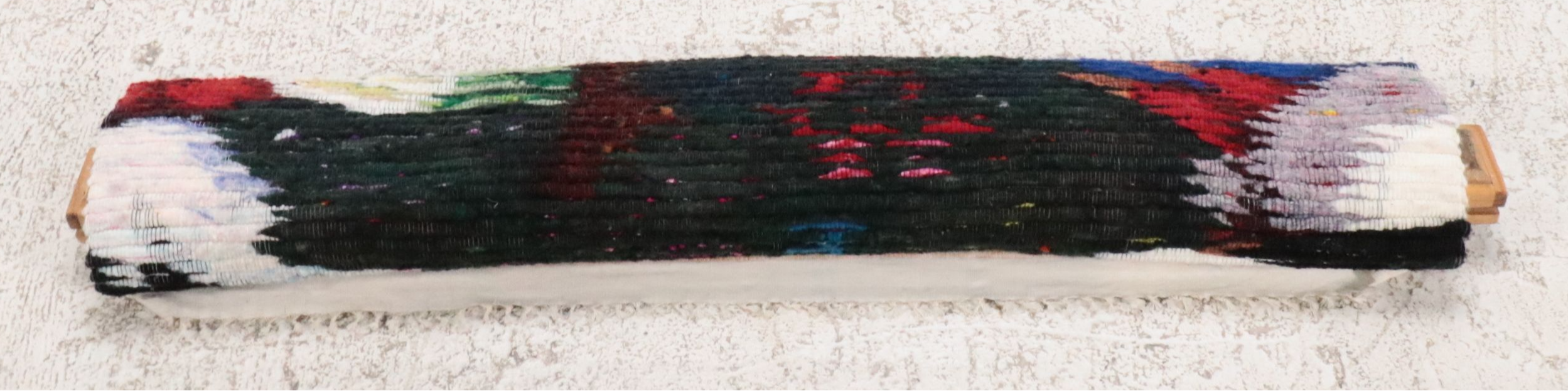 Peruvian Handcrafted Wool Tapestry with Custom Hanging Frame