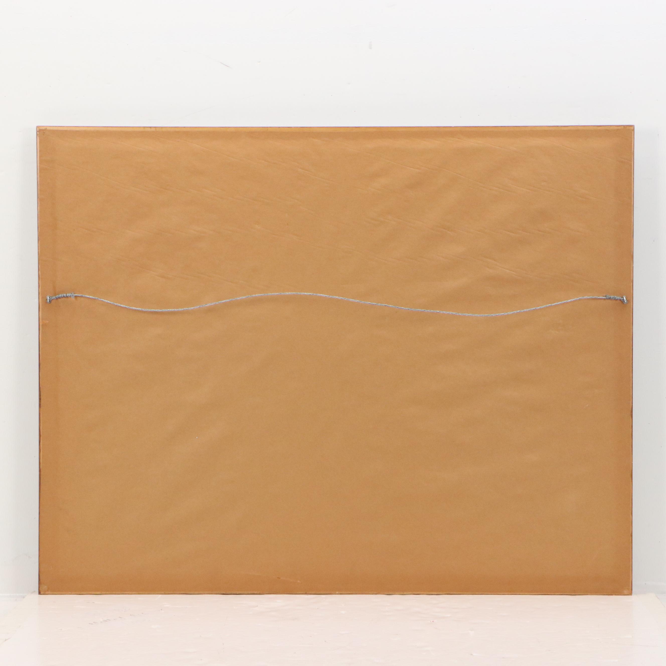 Sanford Brooks Landscape Watercolor Painting of Greek Portside Church