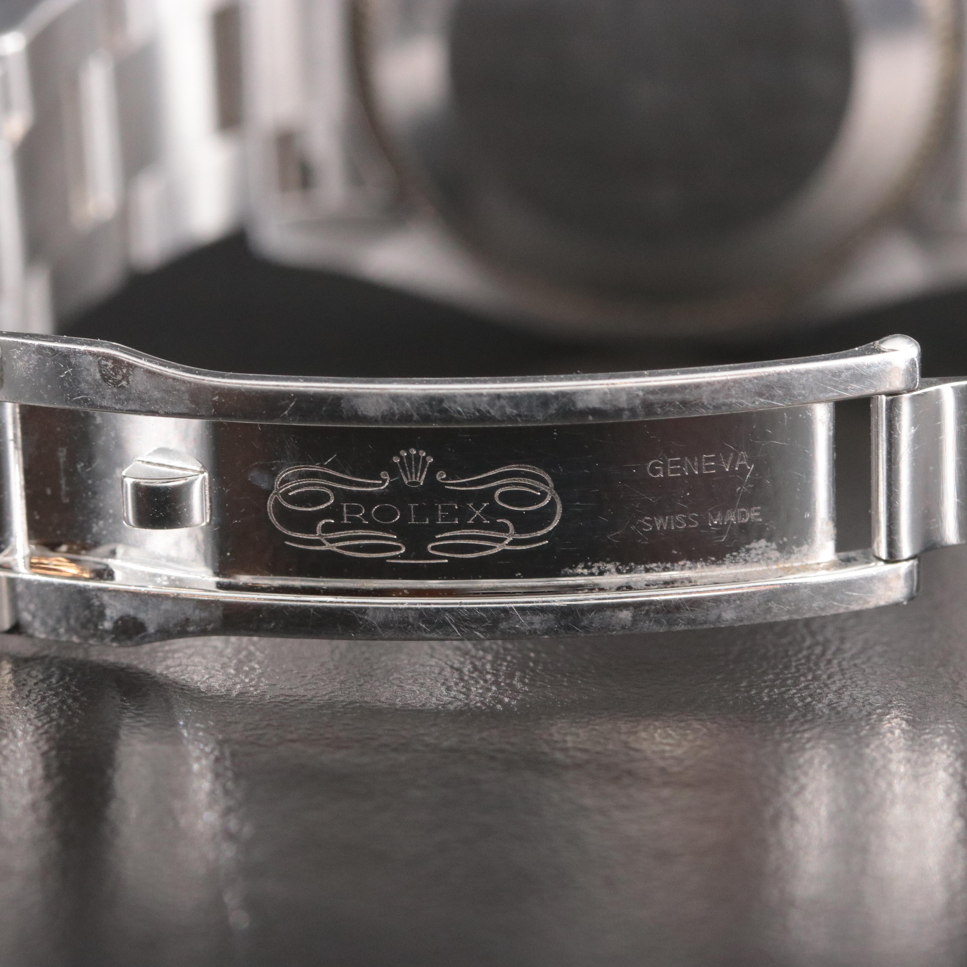 2005 Rolex Blue Roman Dial Datejust Watch