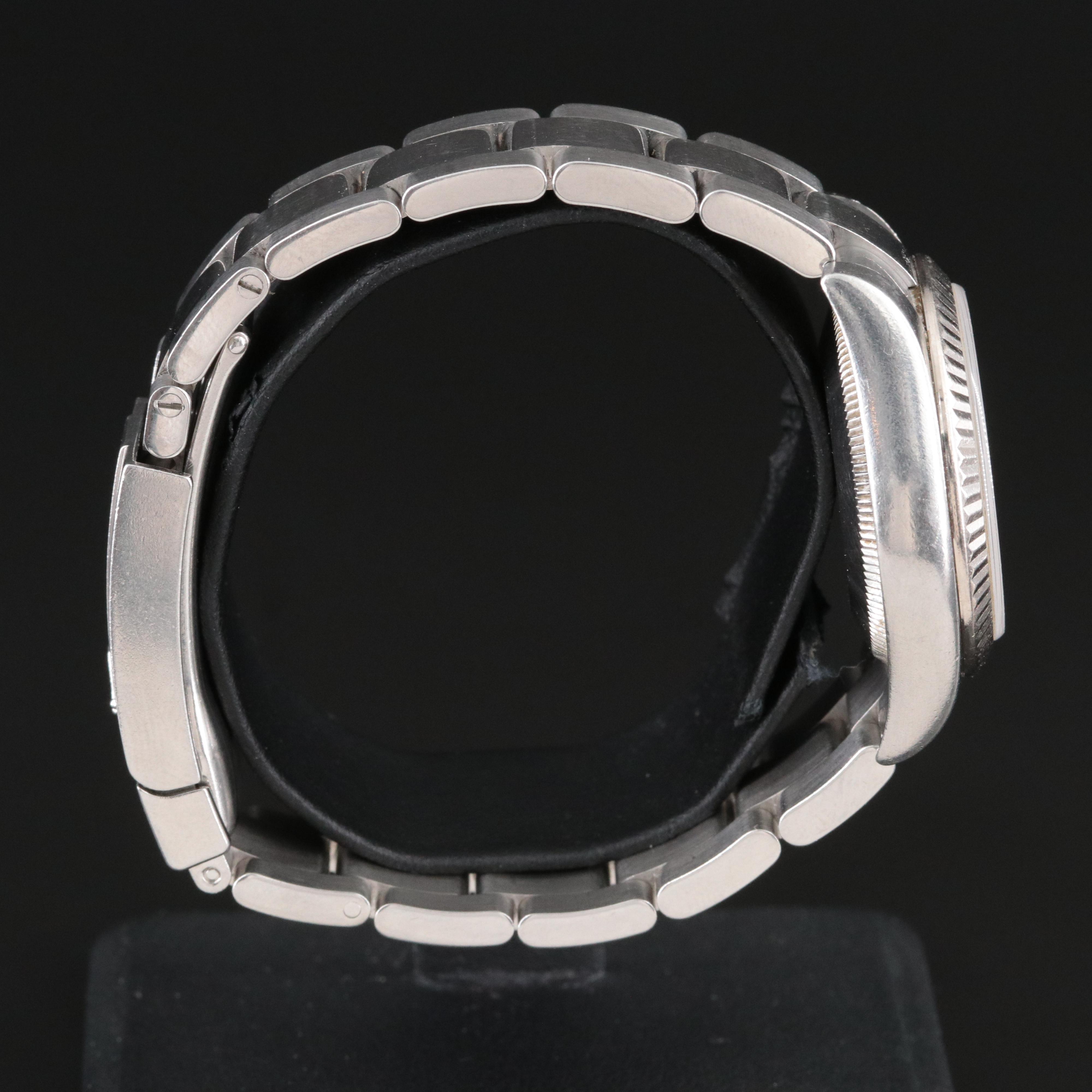 2005 Rolex Blue Roman Dial Datejust Watch