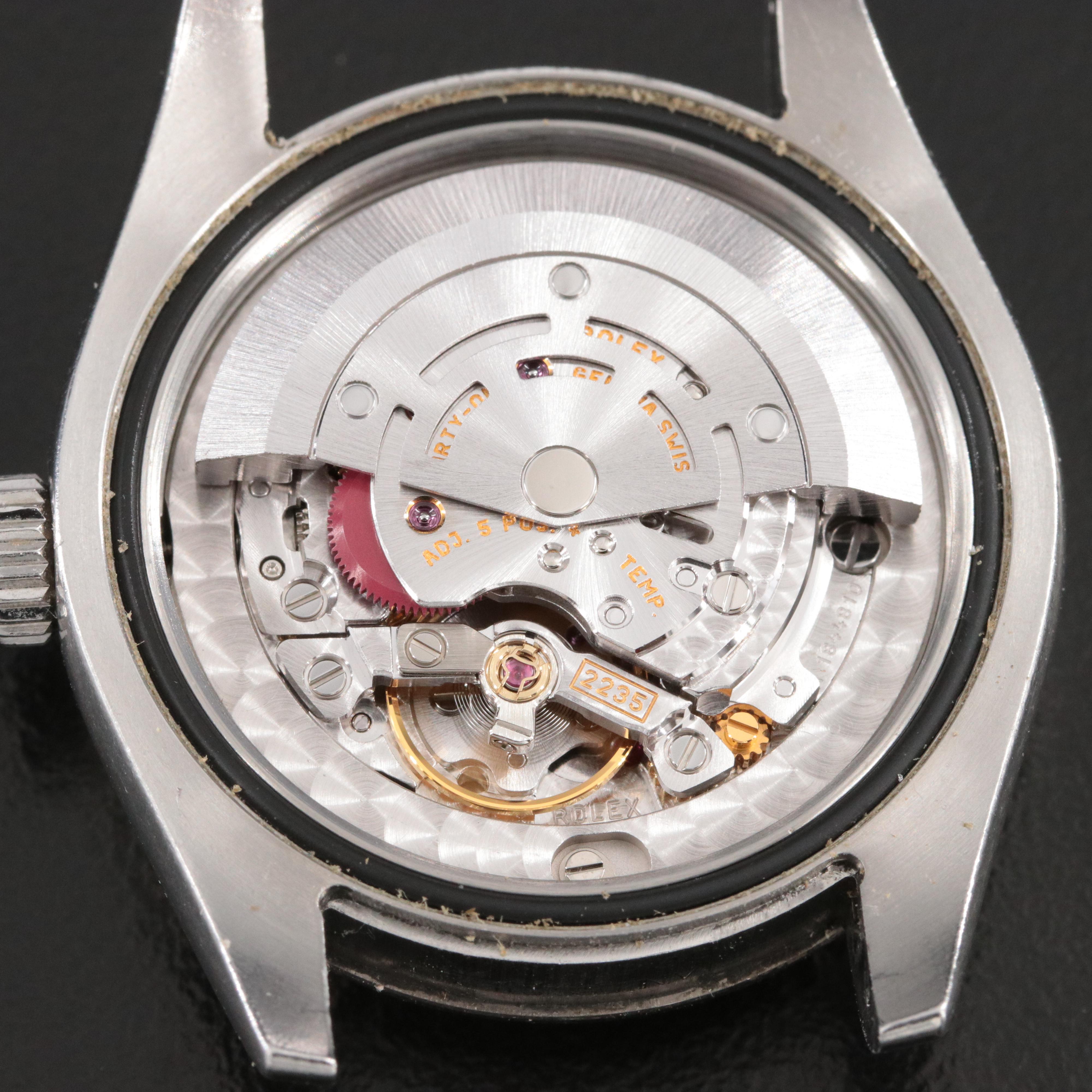 2005 Rolex Blue Roman Dial Datejust Watch