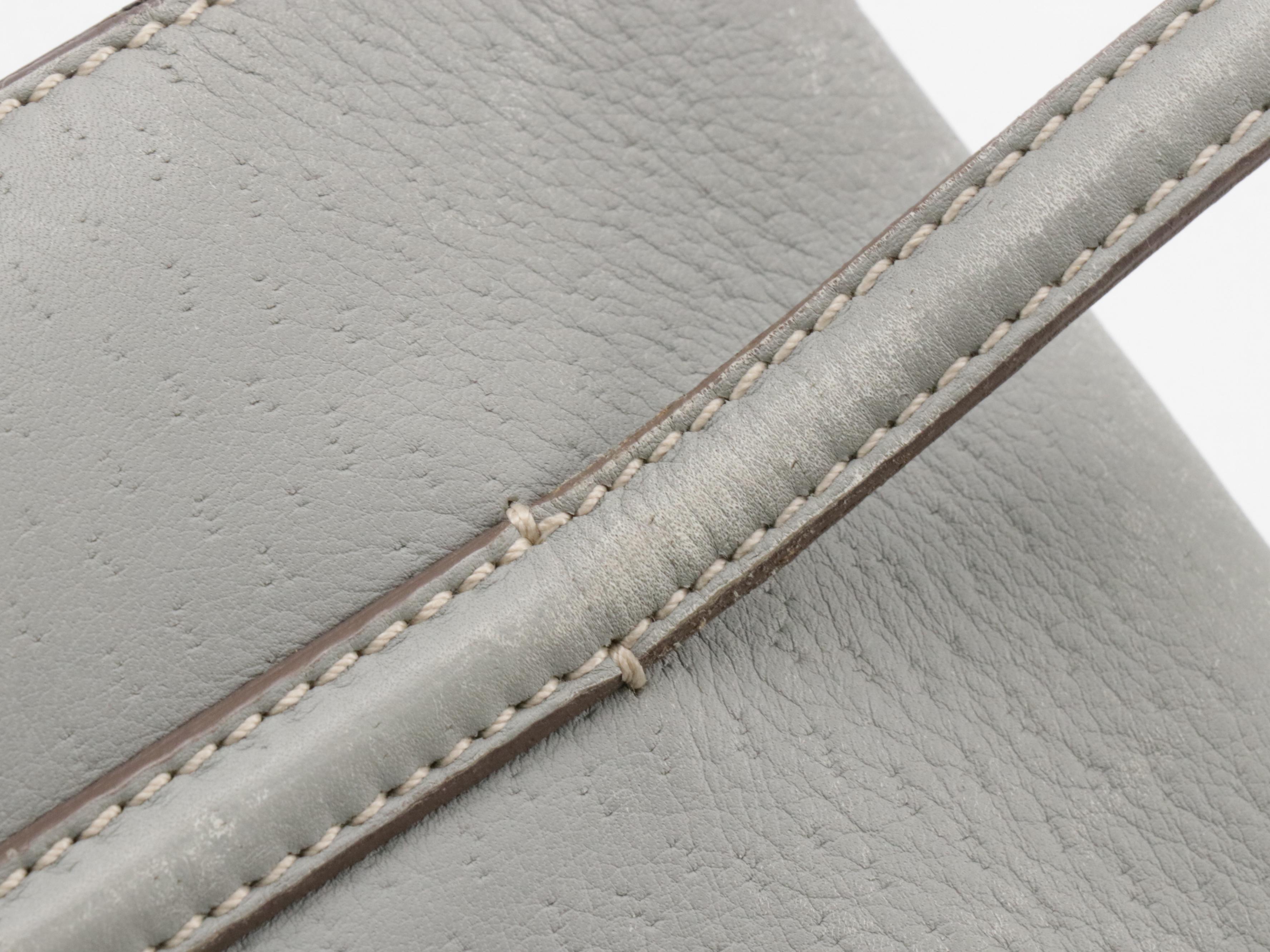 Salvatore Ferragamo Gancini Closure Three Compartment Shoulder Bag in Leather