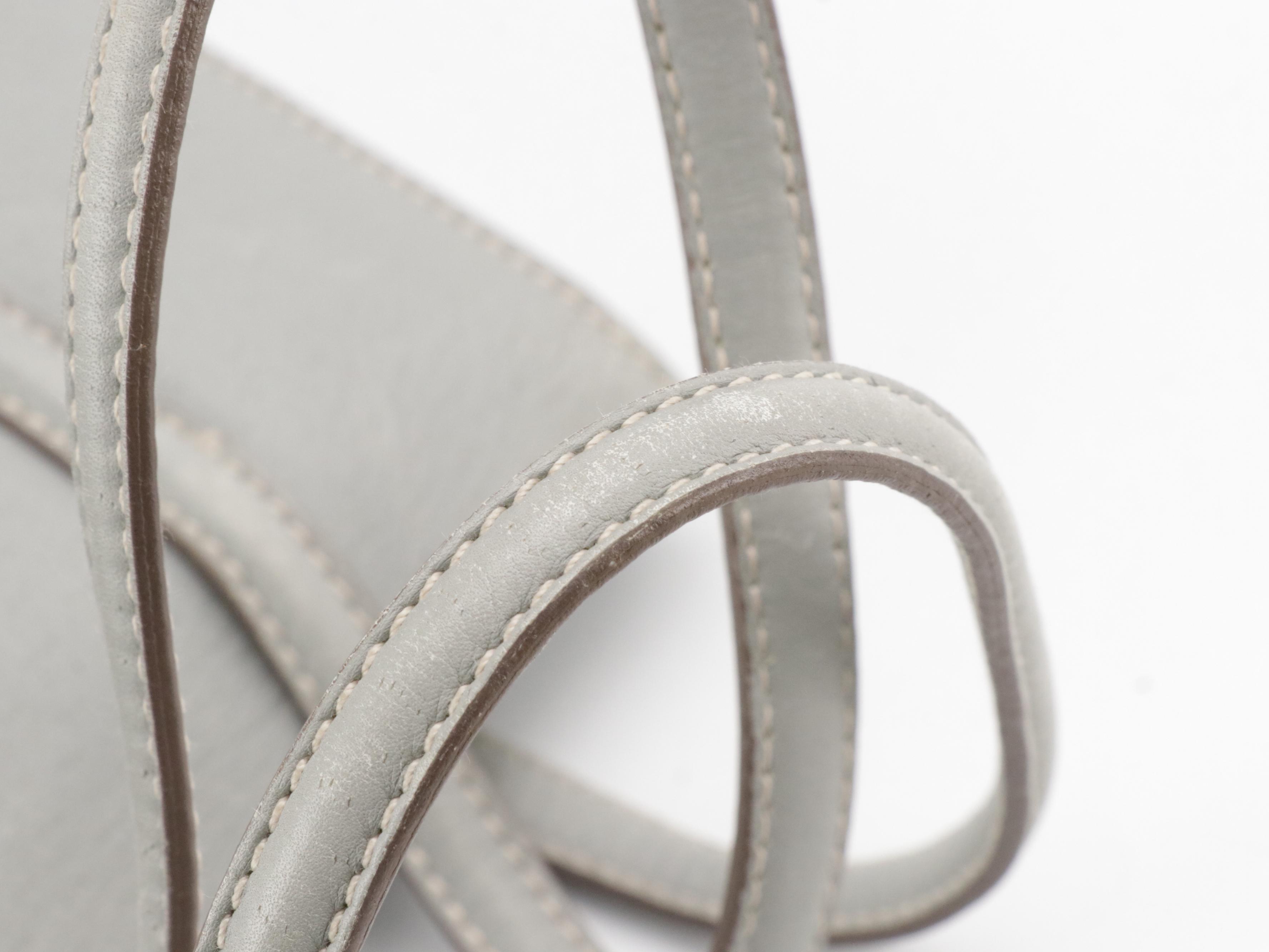 Salvatore Ferragamo Gancini Closure Three Compartment Shoulder Bag in Leather