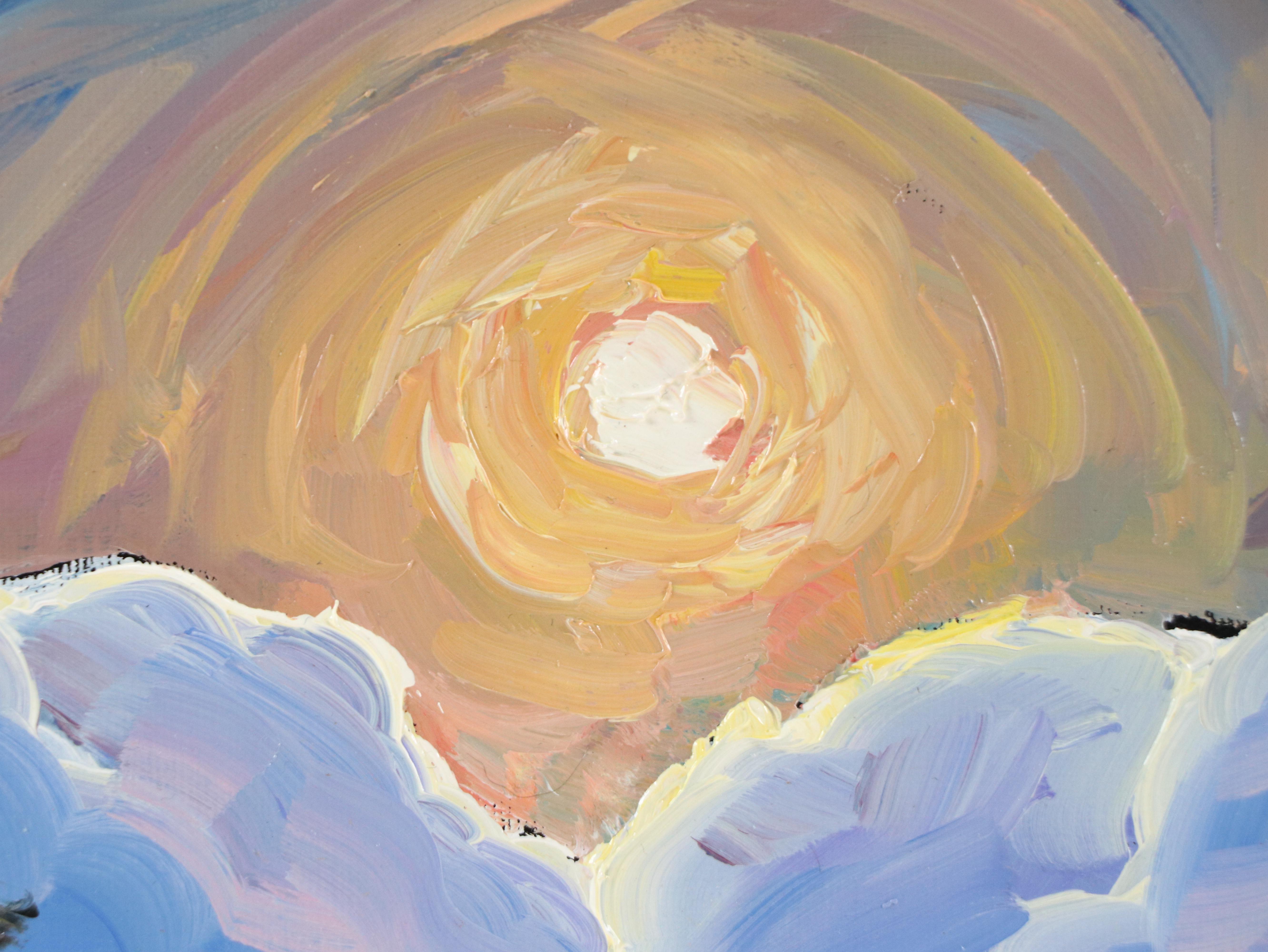 William Hawkins Sunset Landscape Oil Painting, 2025