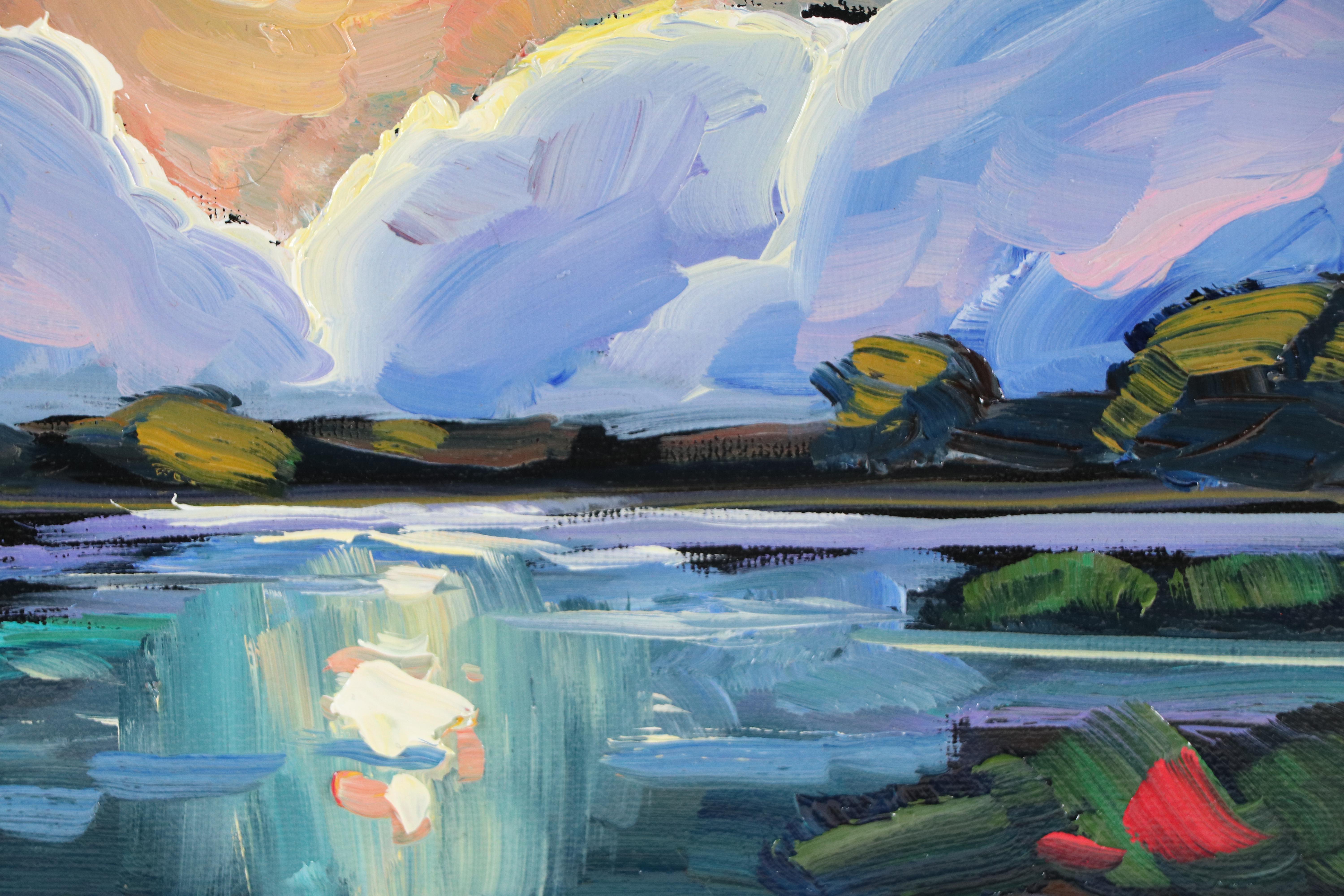 William Hawkins Sunset Landscape Oil Painting, 2025