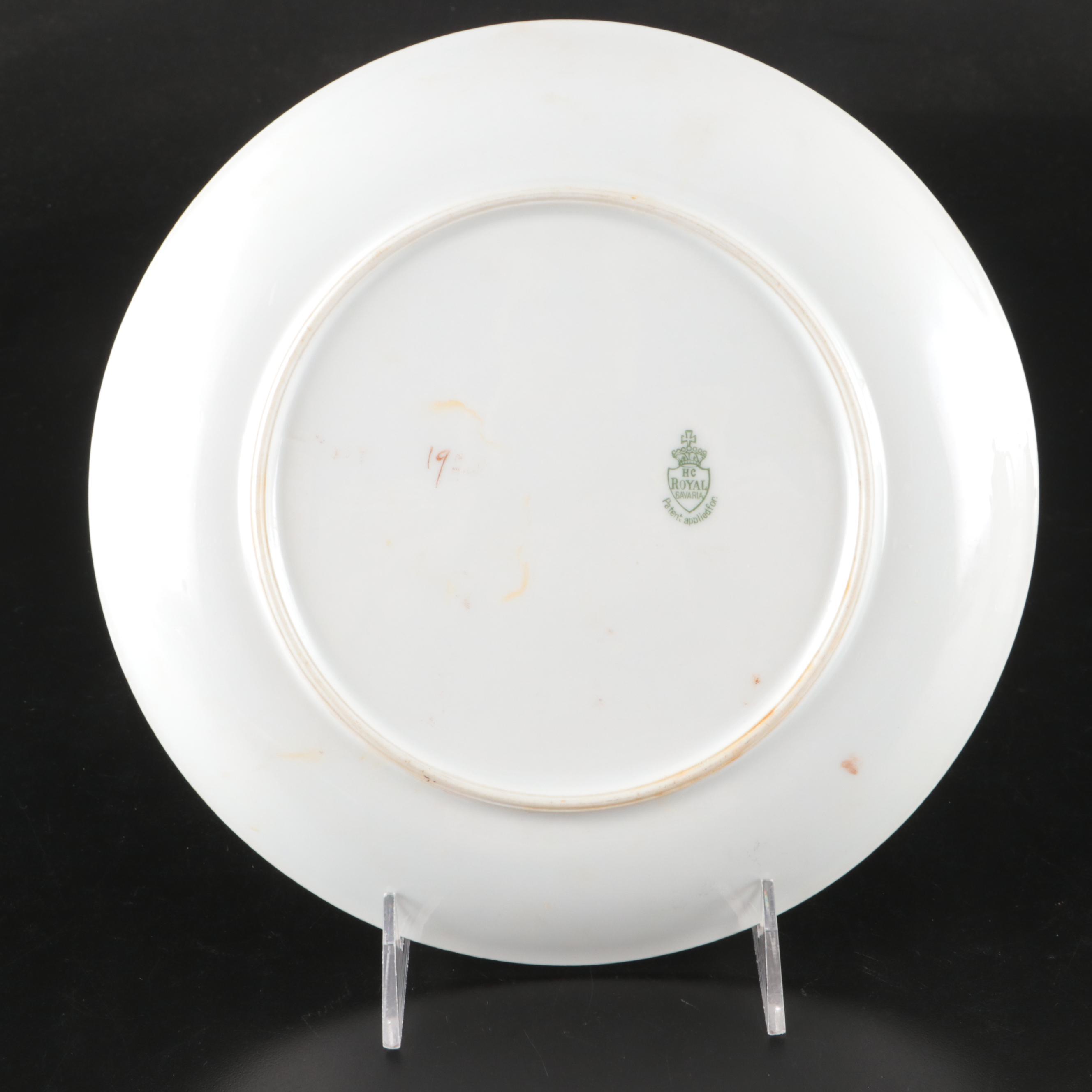 Lenox Teacup and Saucer with Other Porcelain Tableware, 20th Century