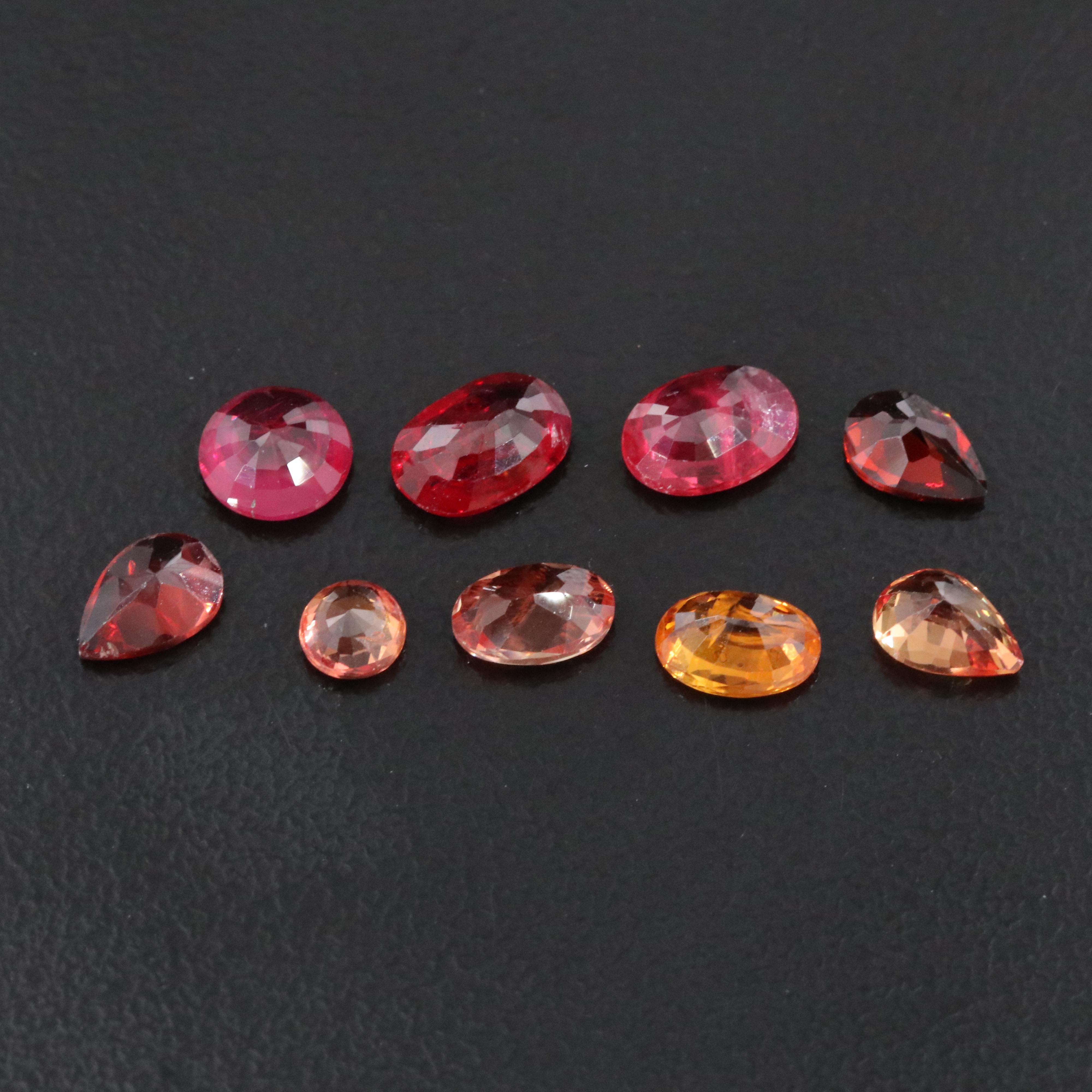 Loose 5.65 CTW Ruby, Sapphire and Garnet Lot