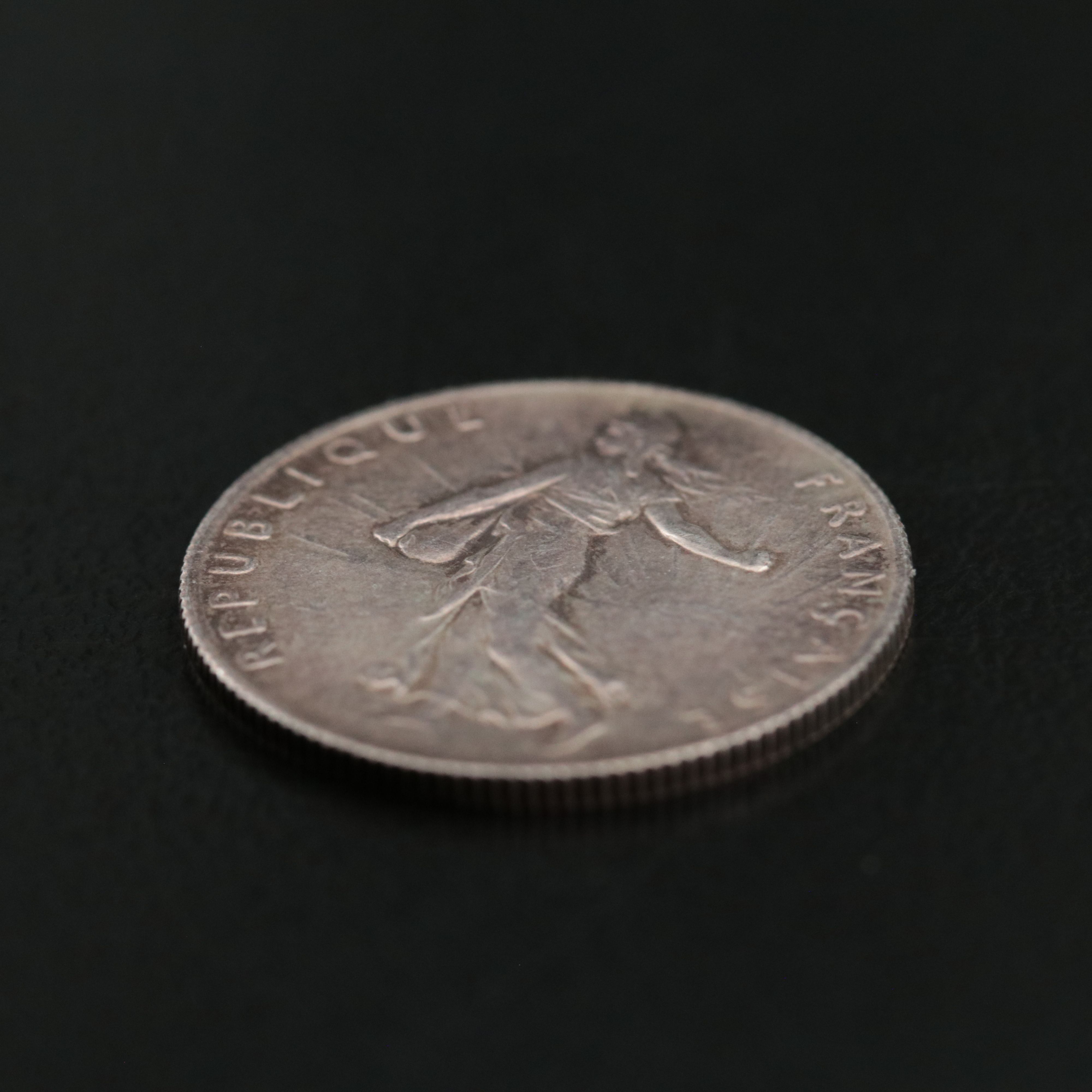 Better Date 1897 France 50-Centimes Silver Coin