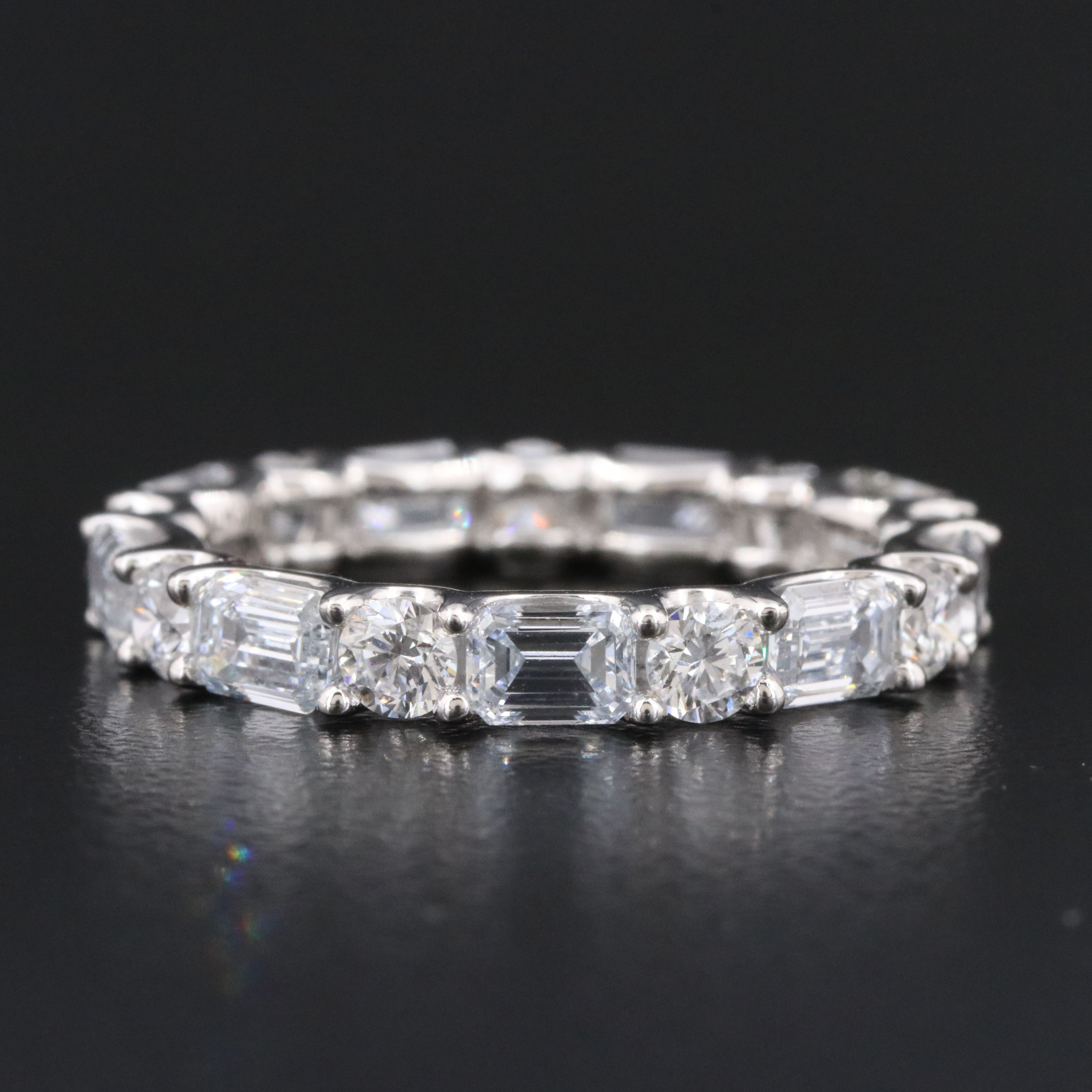 14K 3.73 CTW Lab Grown Diamond Eternity Band
