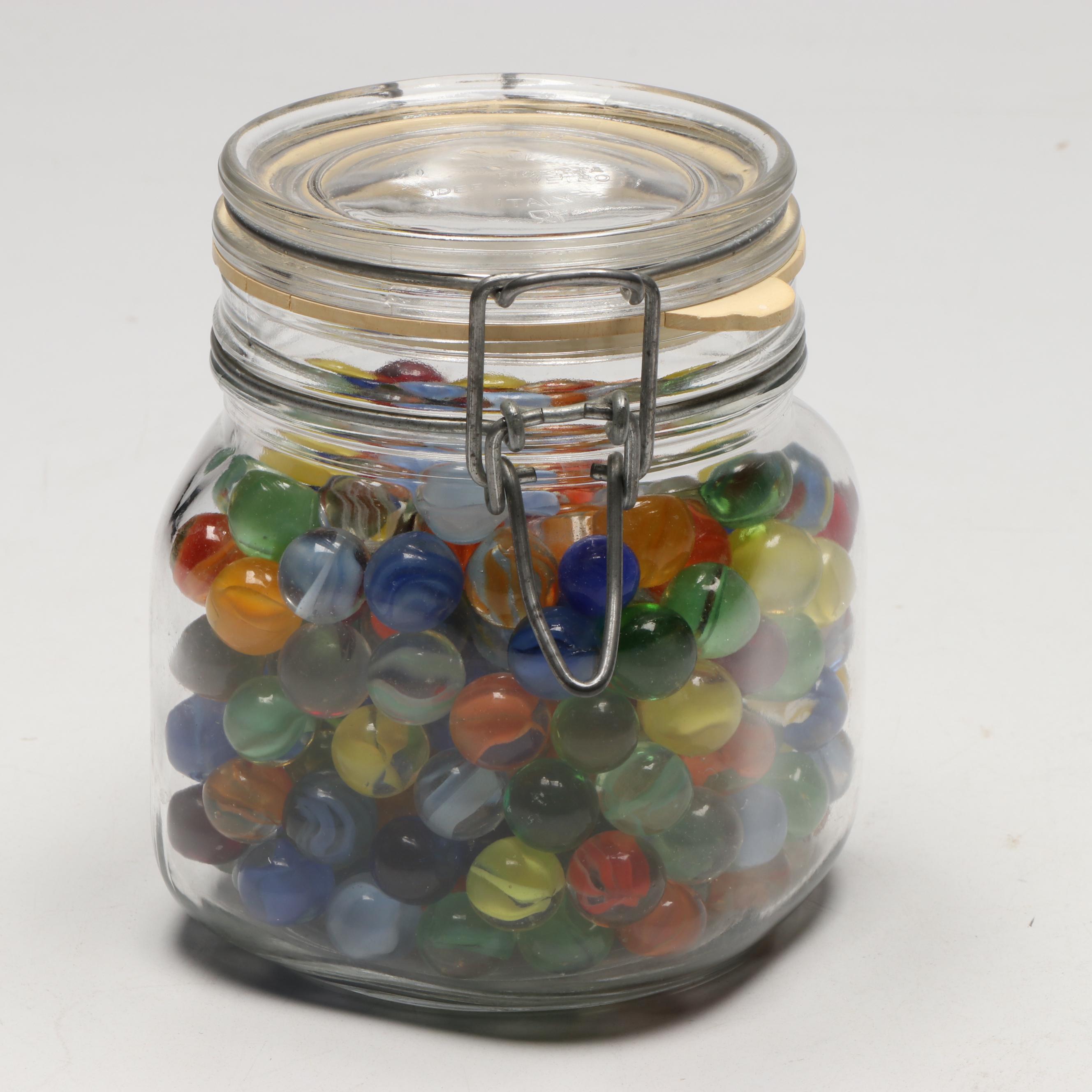 Opaque, Whirlpool, and Other Glass Marbles
