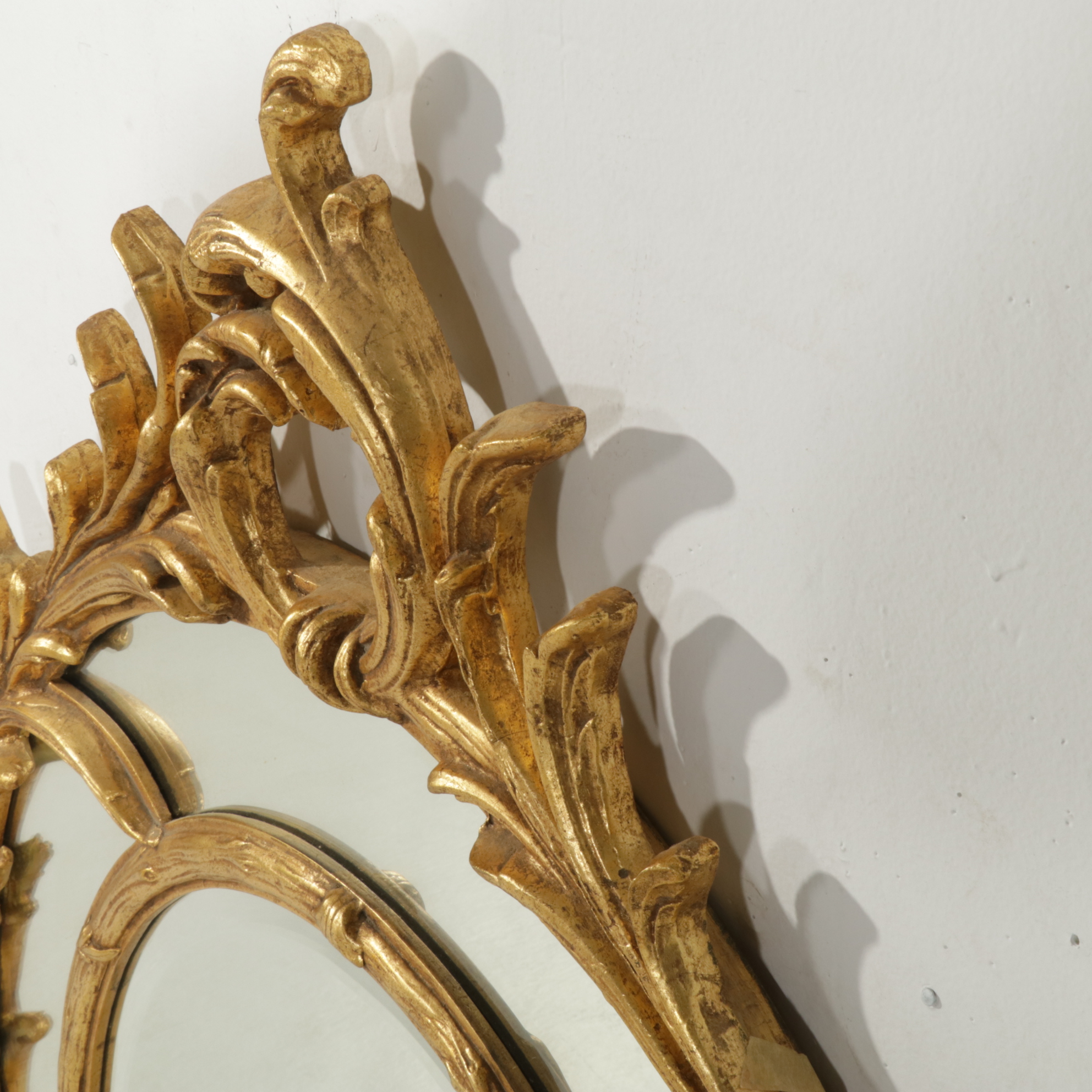 Friedman Brothers Decorative Arts George III Style Giltwood Wall Mirror