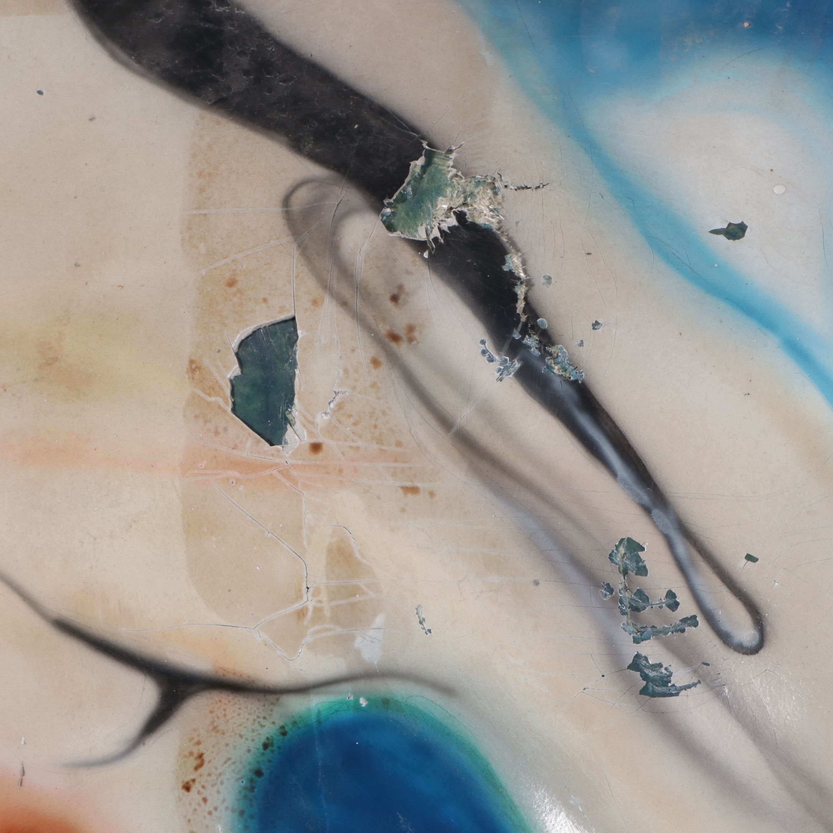 Cow Parade Style Pop Art Painted Fiberglass Statue, 21st Century