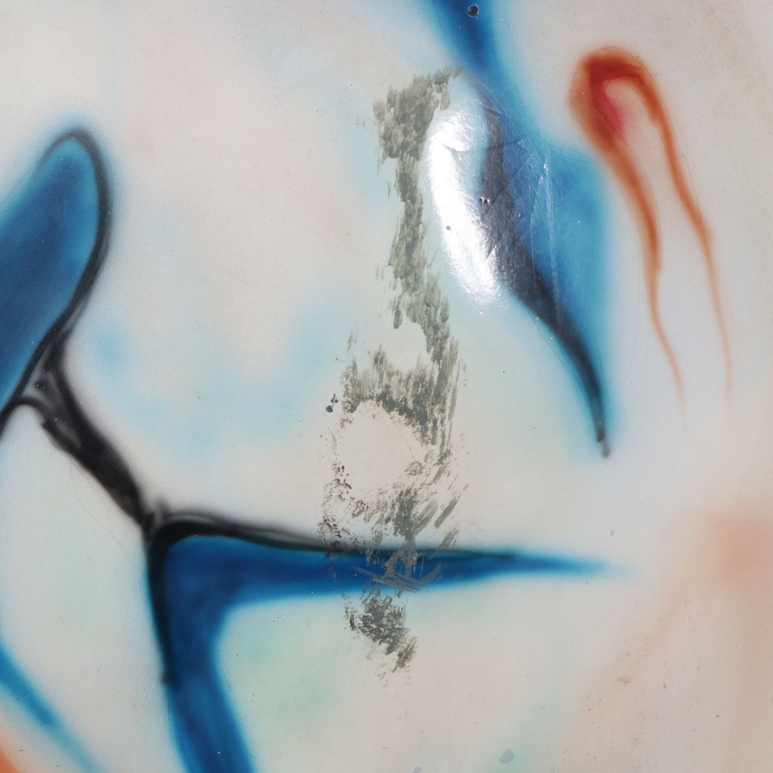 Cow Parade Style Pop Art Painted Fiberglass Statue, 21st Century