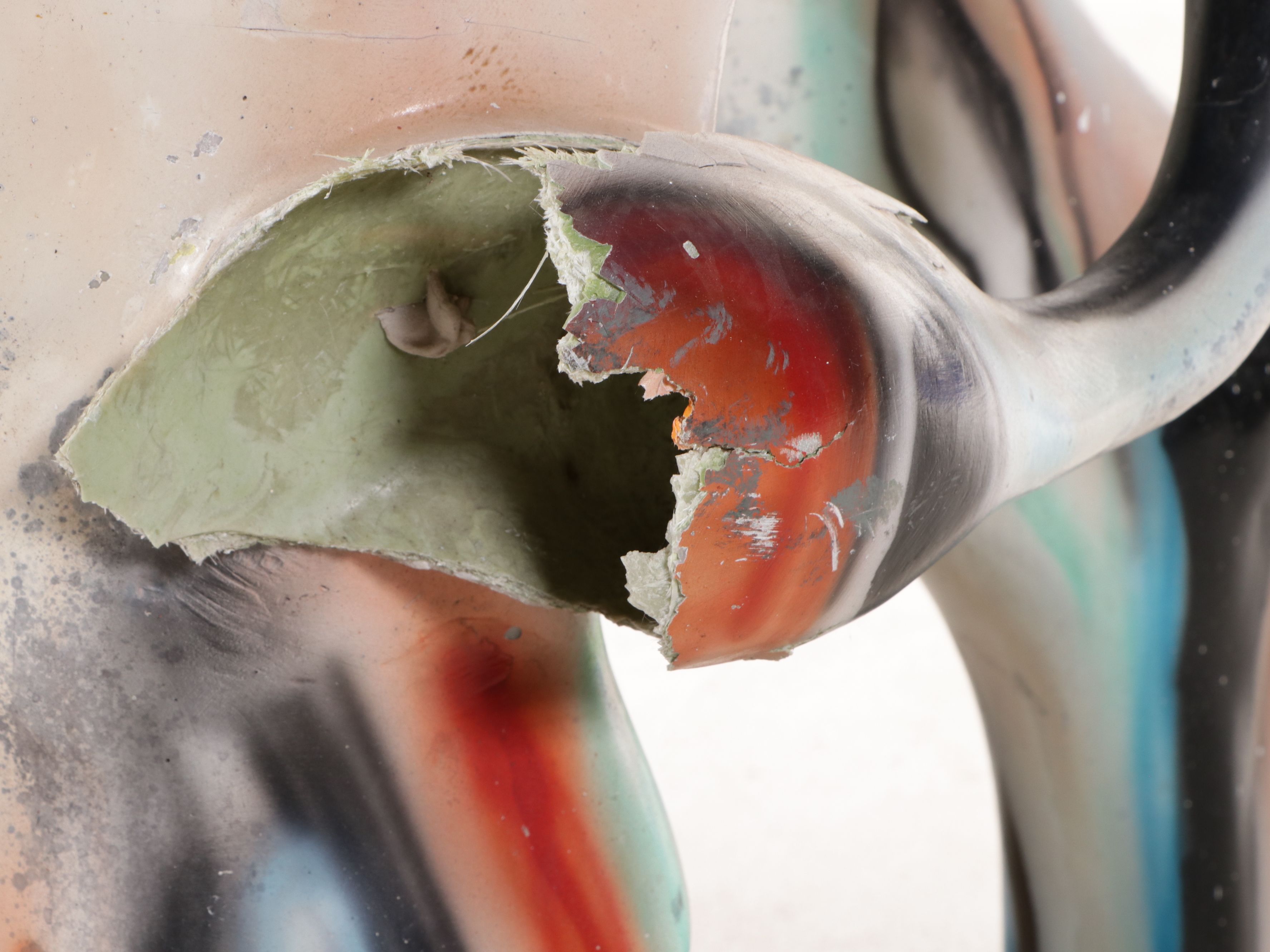 Cow Parade Style Pop Art Painted Fiberglass Statue, 21st Century