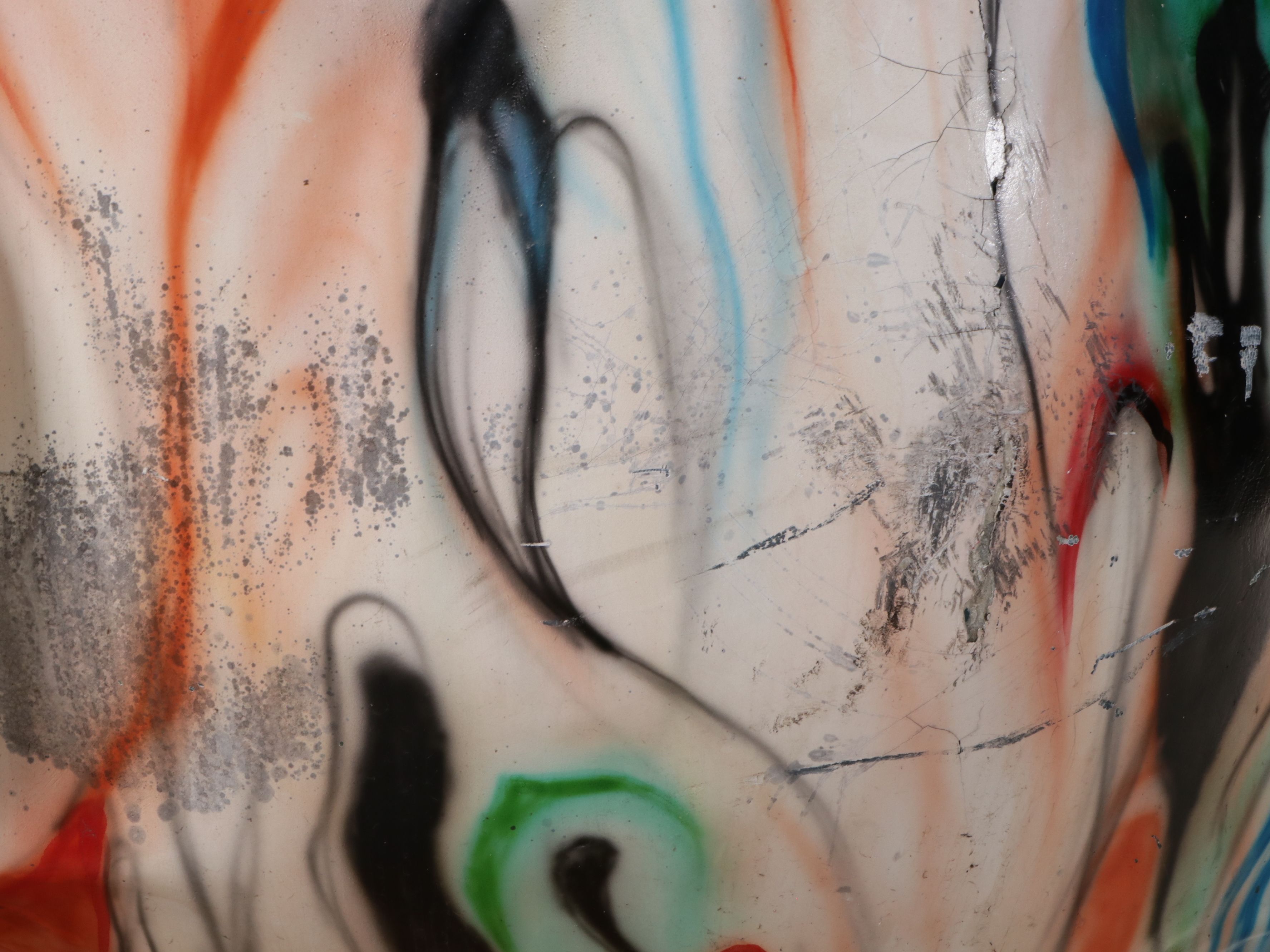 Cow Parade Style Pop Art Painted Fiberglass Statue, 21st Century