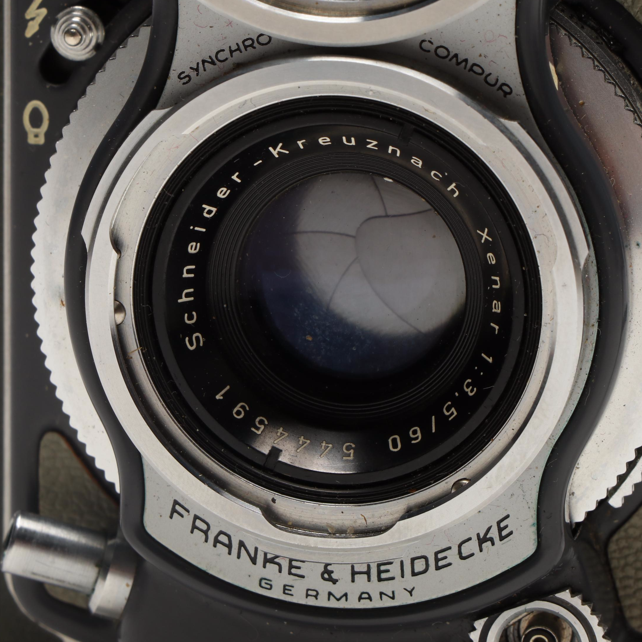 Rollei "Rolleiflex" Twin-Lens Reflex Camera with Case