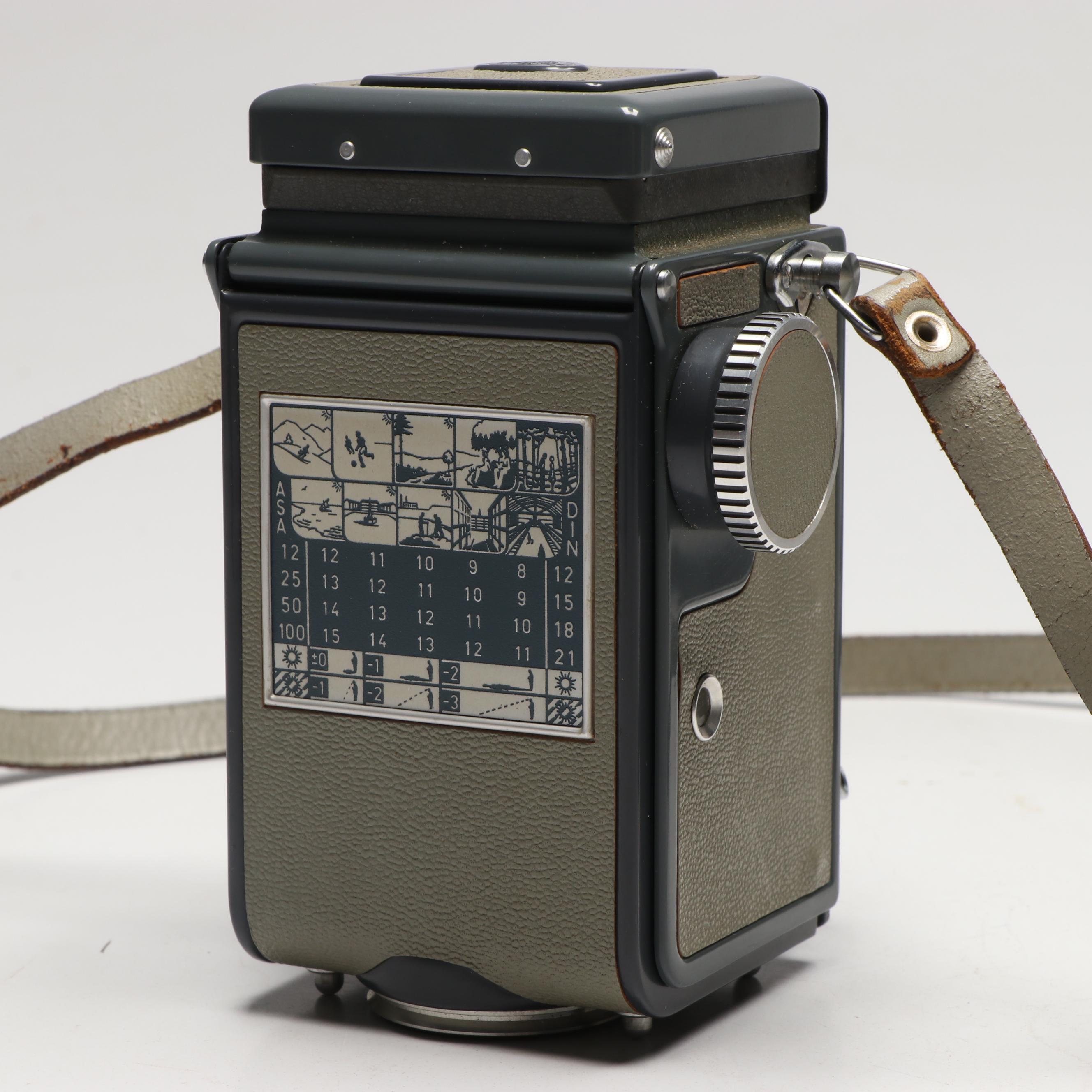 Rollei "Rolleiflex" Twin-Lens Reflex Camera with Case