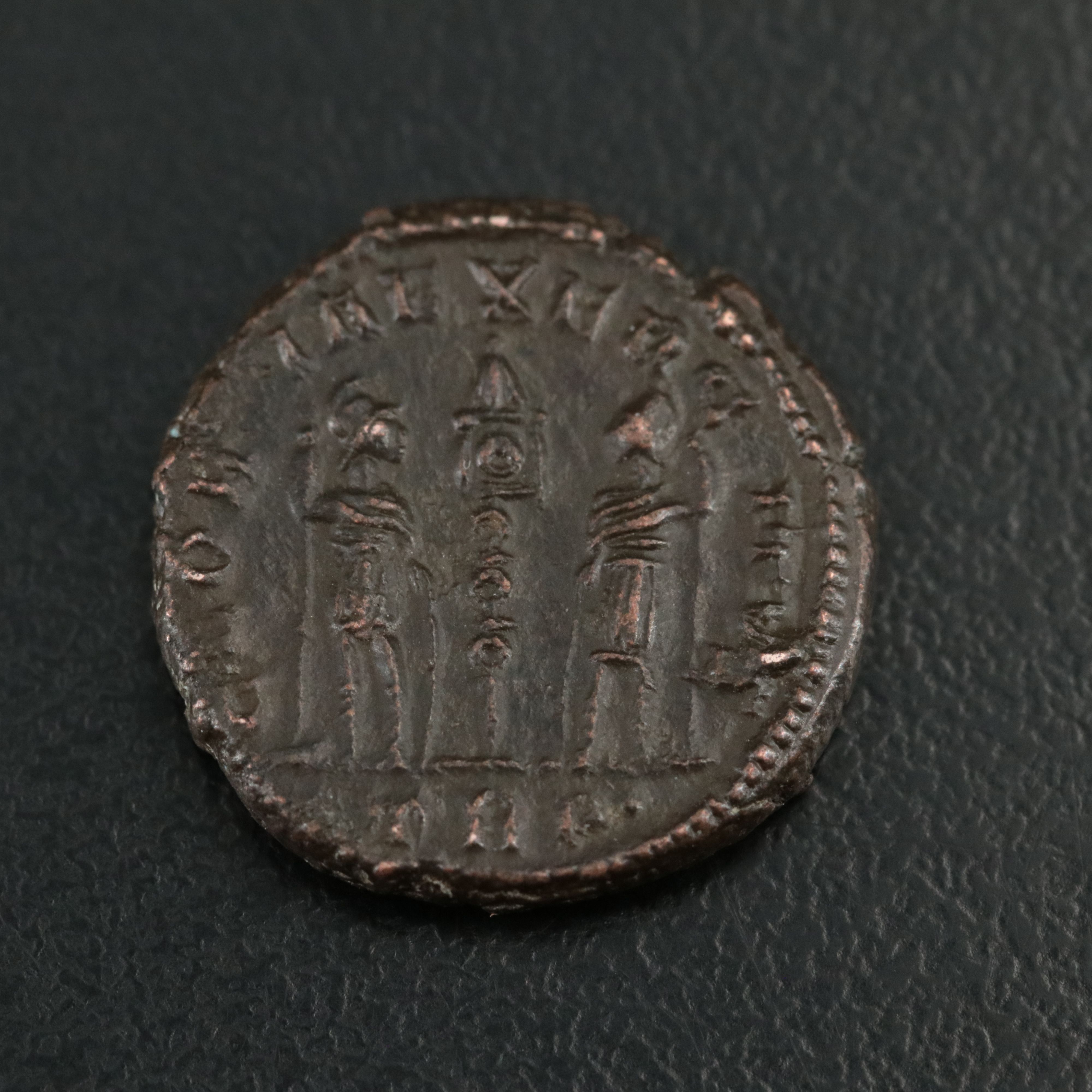 Ancient Roman Imperial Æ Follis Coin of Constantius II, ca. 340 A.D.