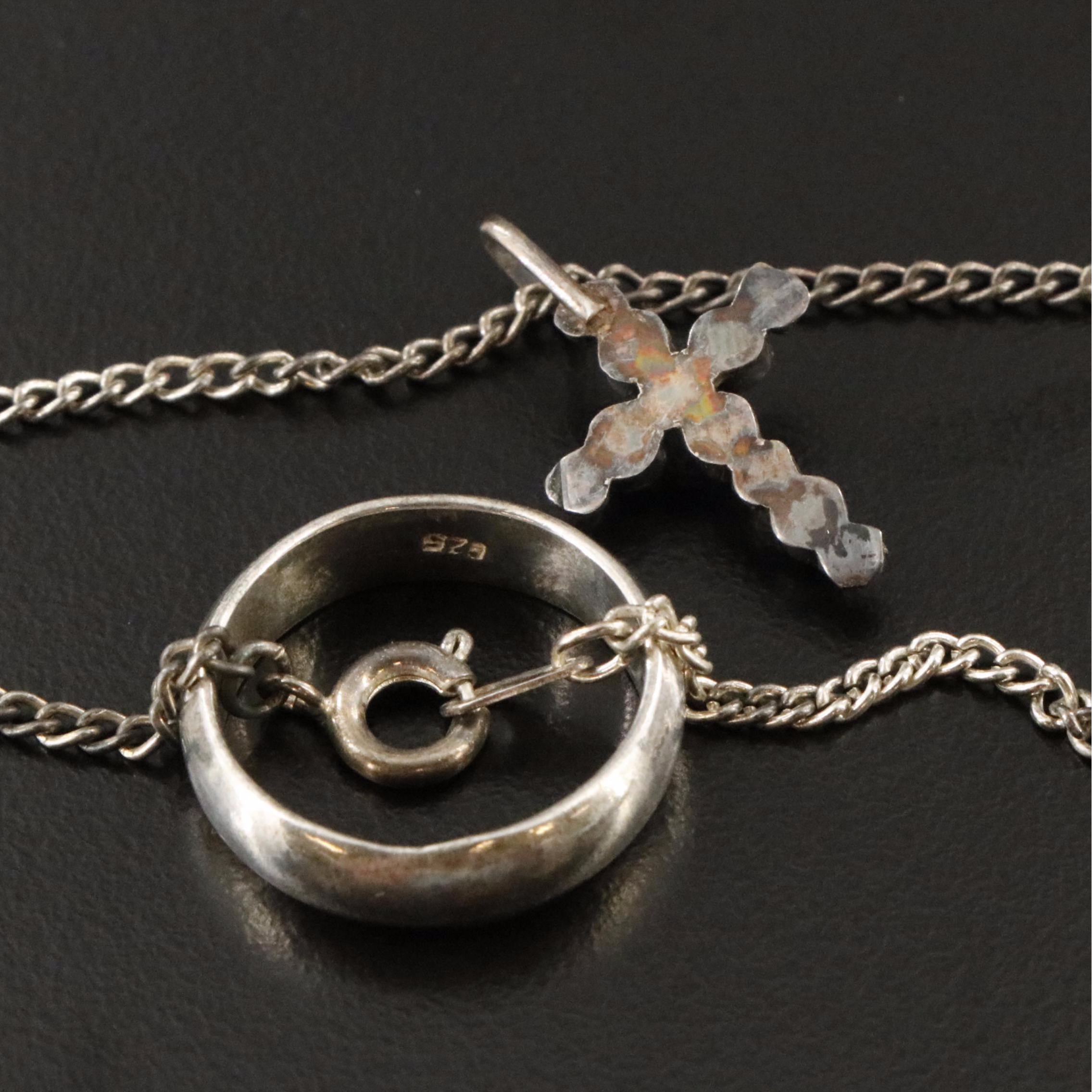 Western Sterling Jewelry Collection Featuring Reversible Cross and Coral