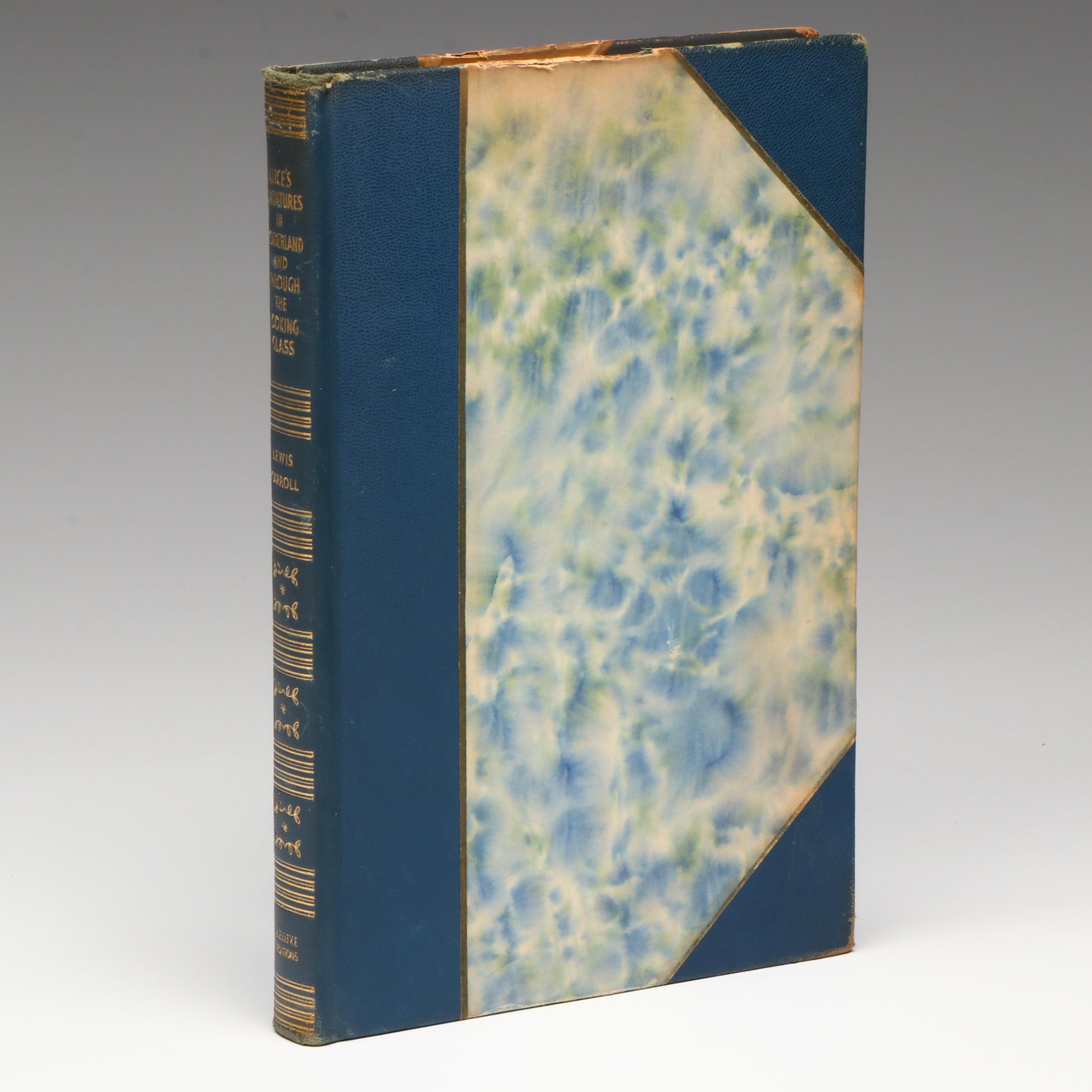 De Luxe "Alice in Wonderland" and "Through the Looking-Glass" by Lewis Carroll