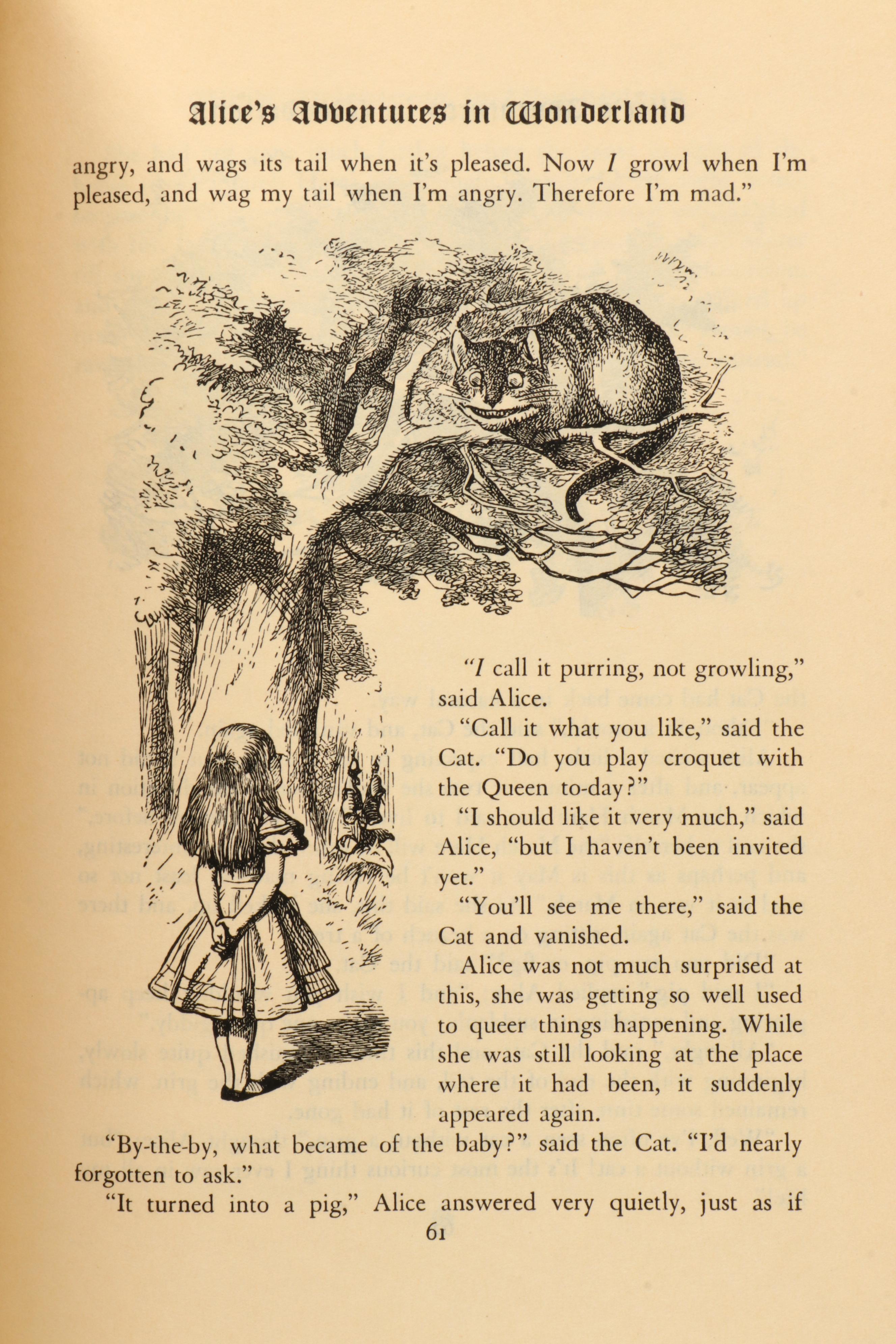 De Luxe "Alice in Wonderland" and "Through the Looking-Glass" by Lewis Carroll