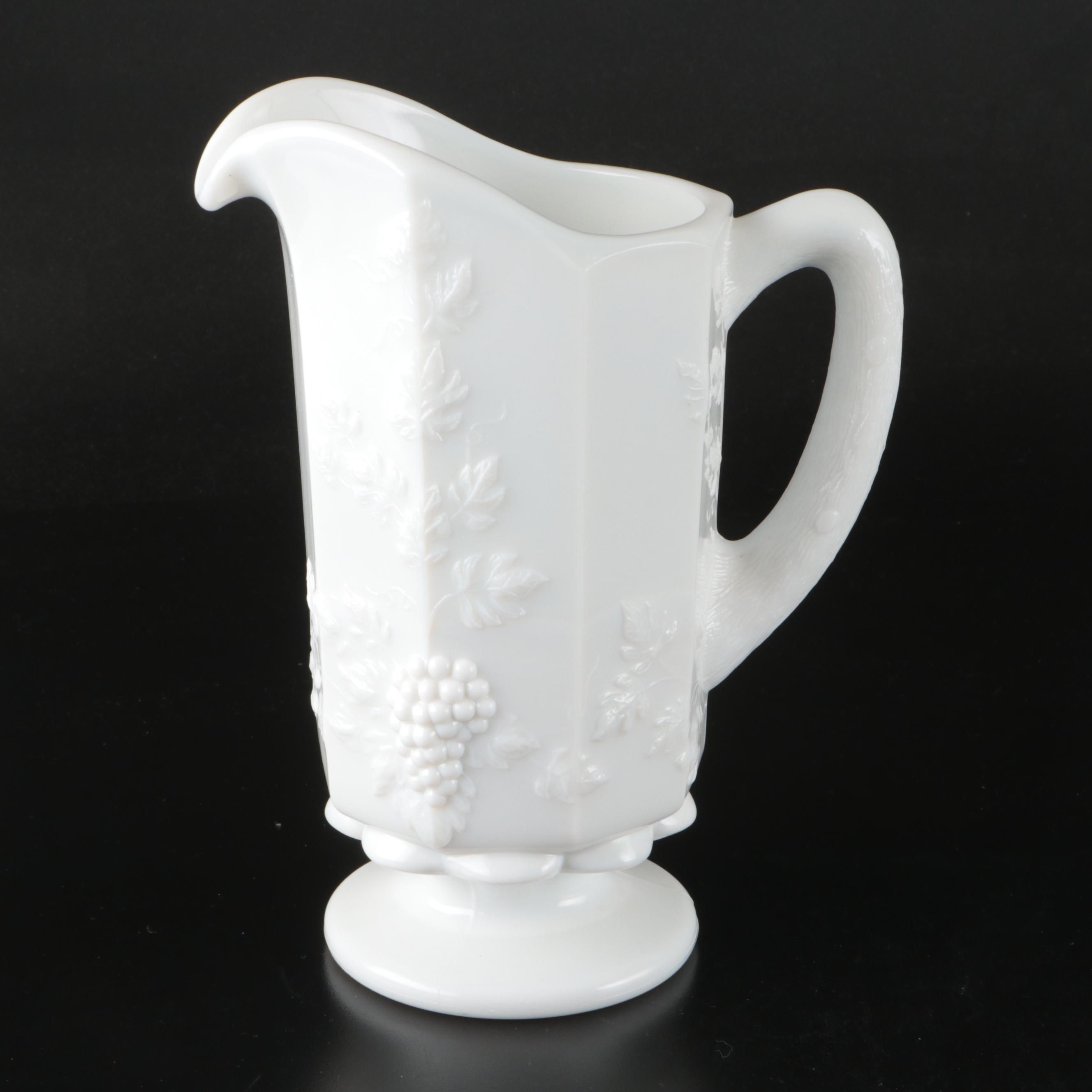 Pyrex Milk Glass Oval Plates with Other Table Accessories, Mid to Late 20th C.