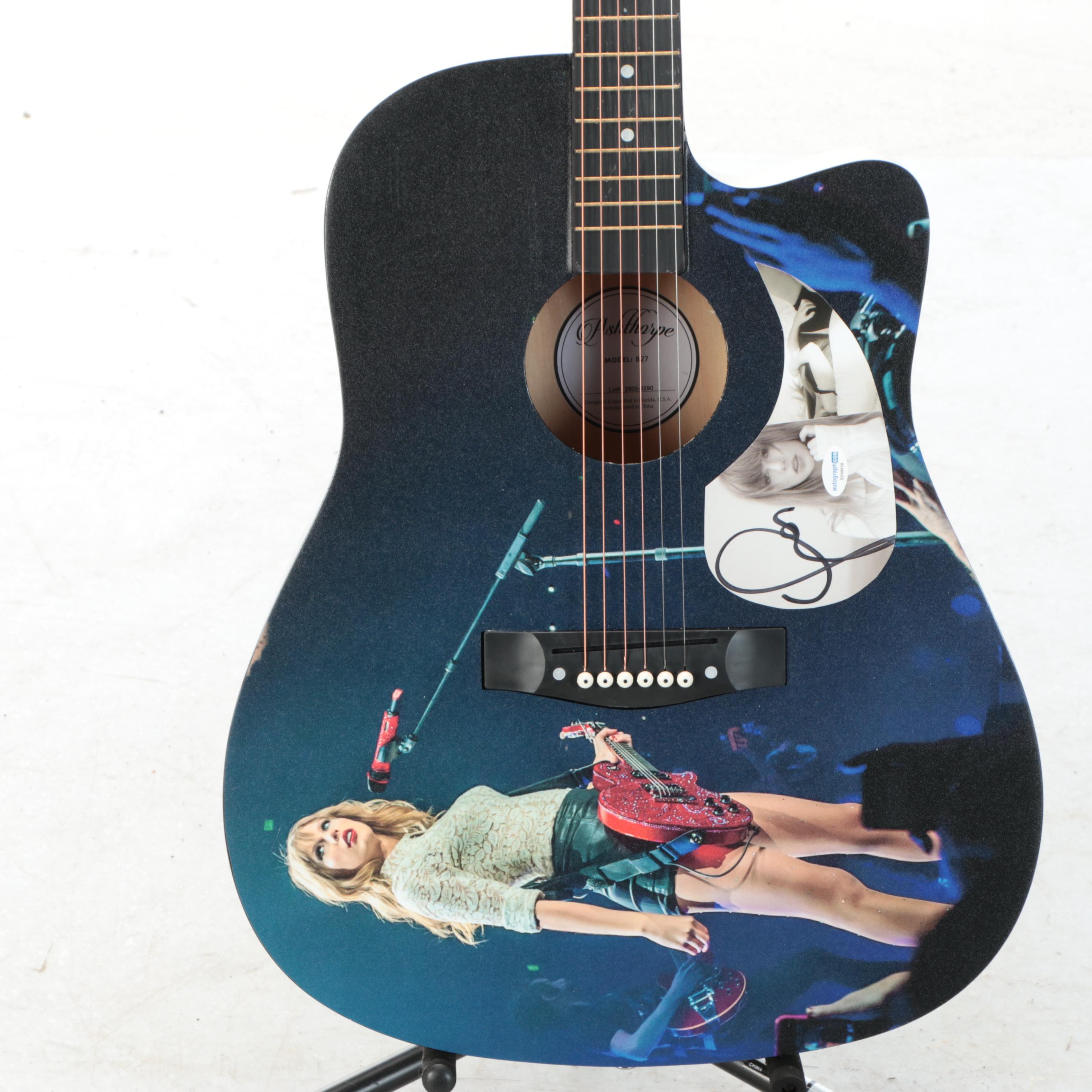 Taylor Swift Eras Decal-Signed Ashthorpe Acoustic Guitar