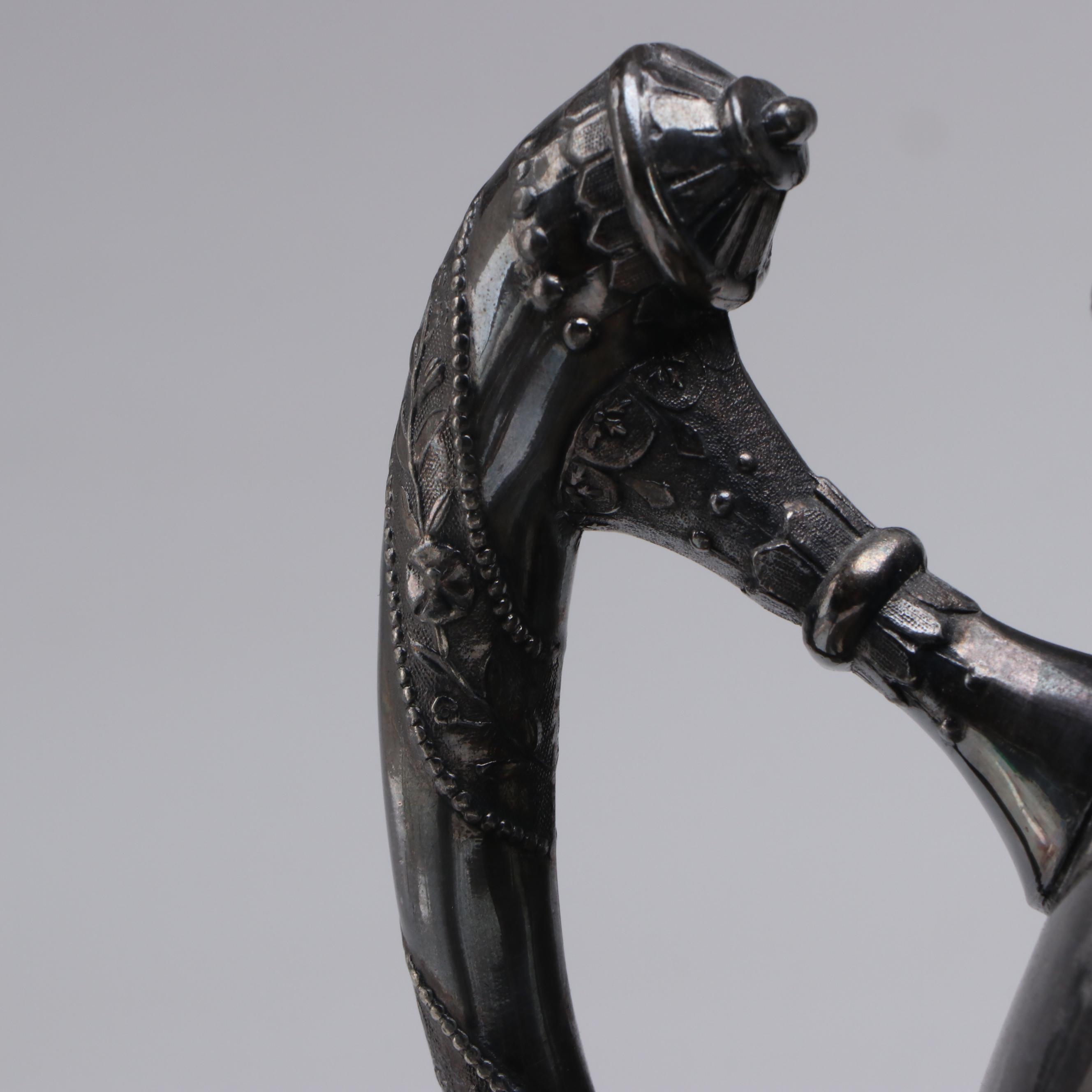 Wm. Rogers Silver Plate Tea Set with Handled Tray