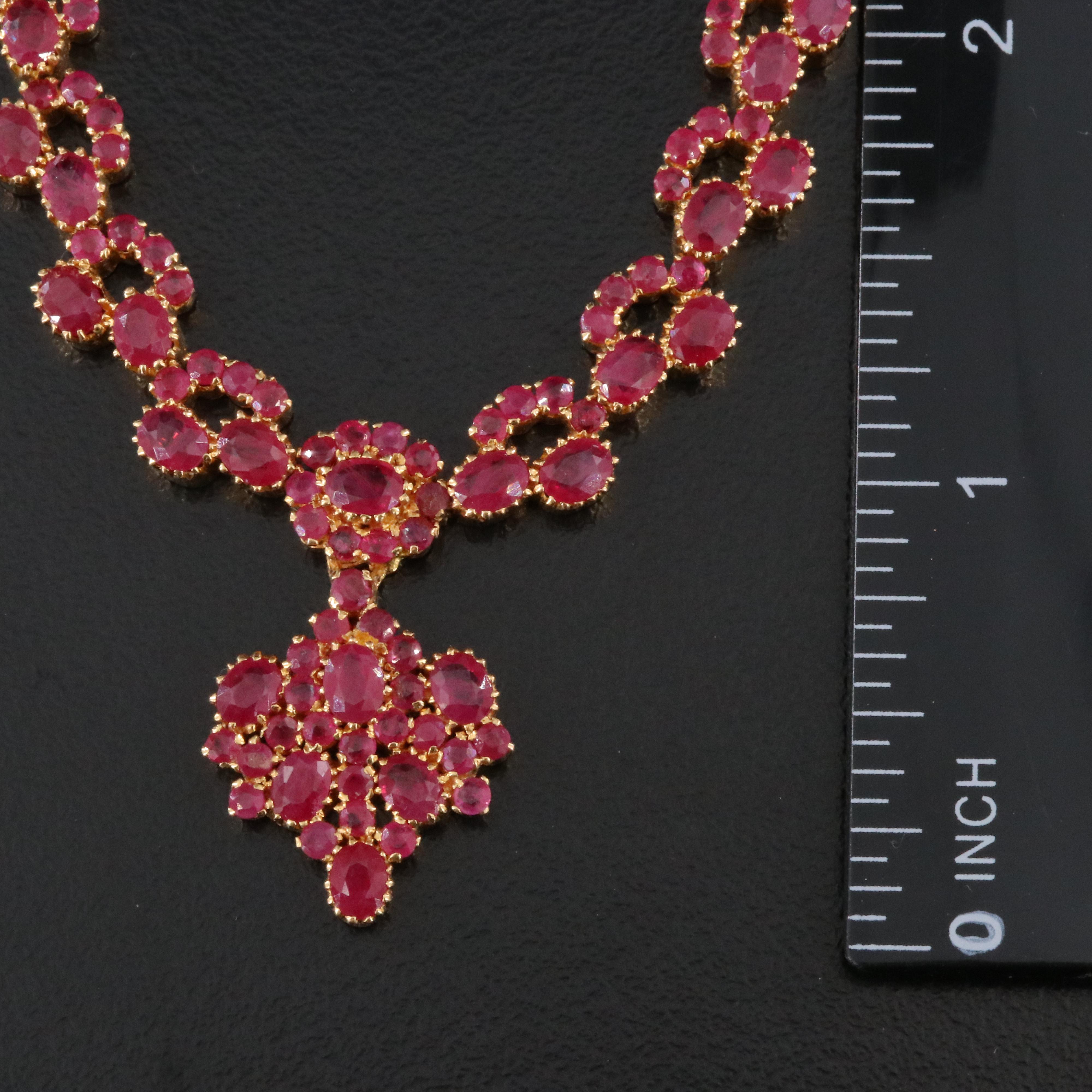 22K Ruby Necklace