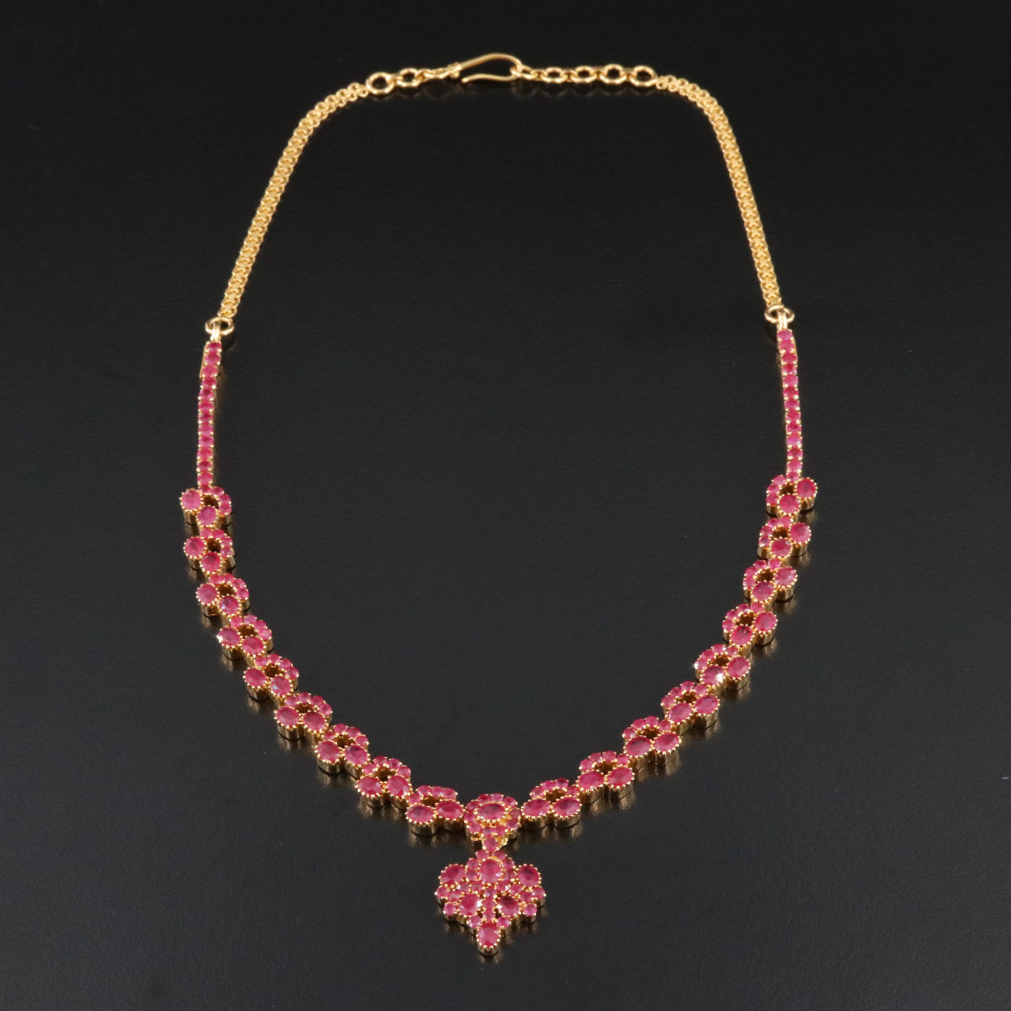 22K Ruby Necklace