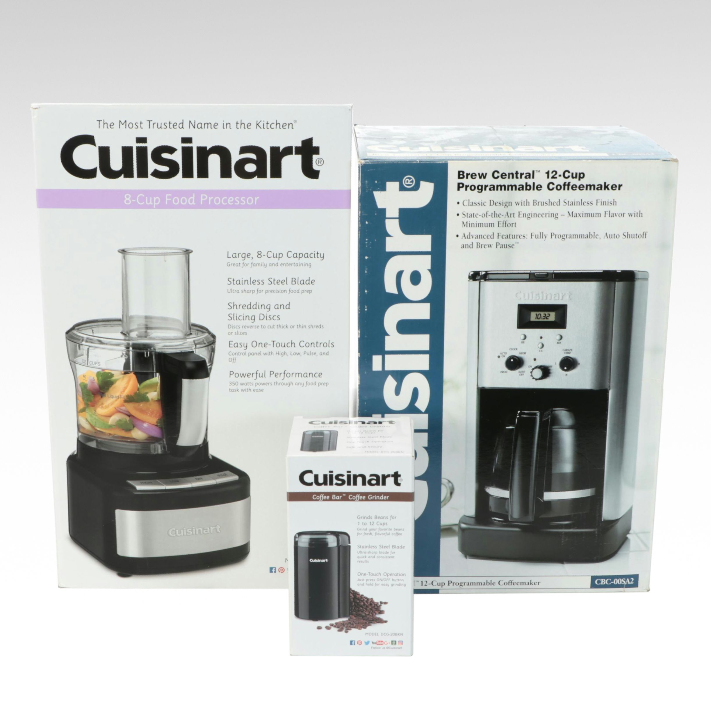 Cuisinart Food Processor, Coffee Grinder and Coffee Maker