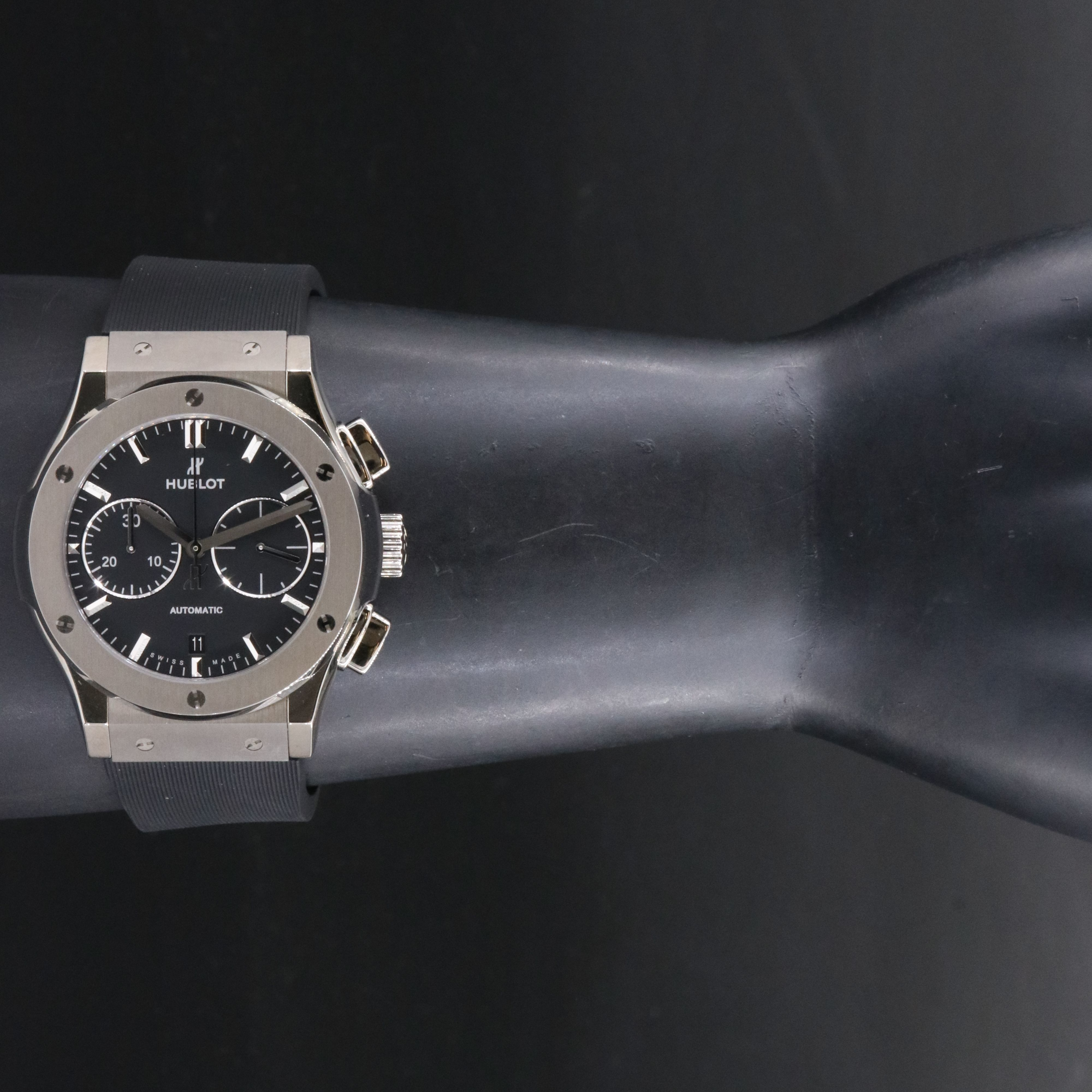 Hublot Classic Fusion Titanium Chrono Automatic Date Watch