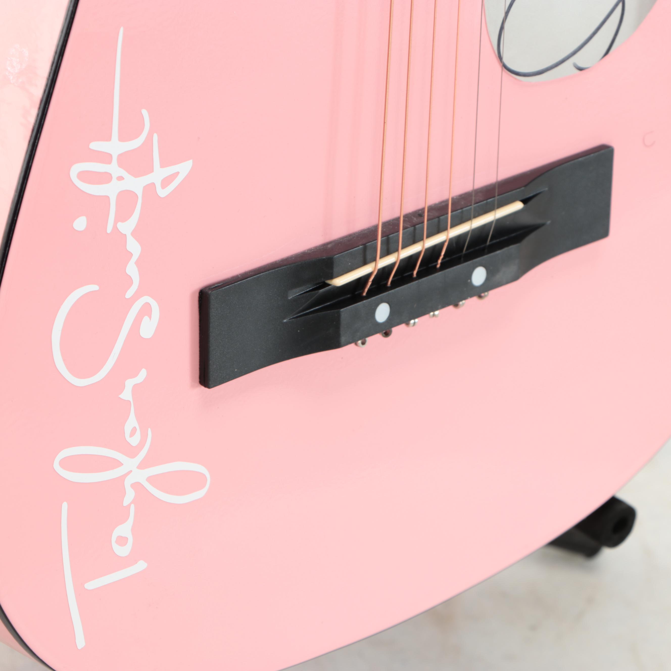 Taylor Swift Decal-Signed Ashthorpe Acoustic Guitar