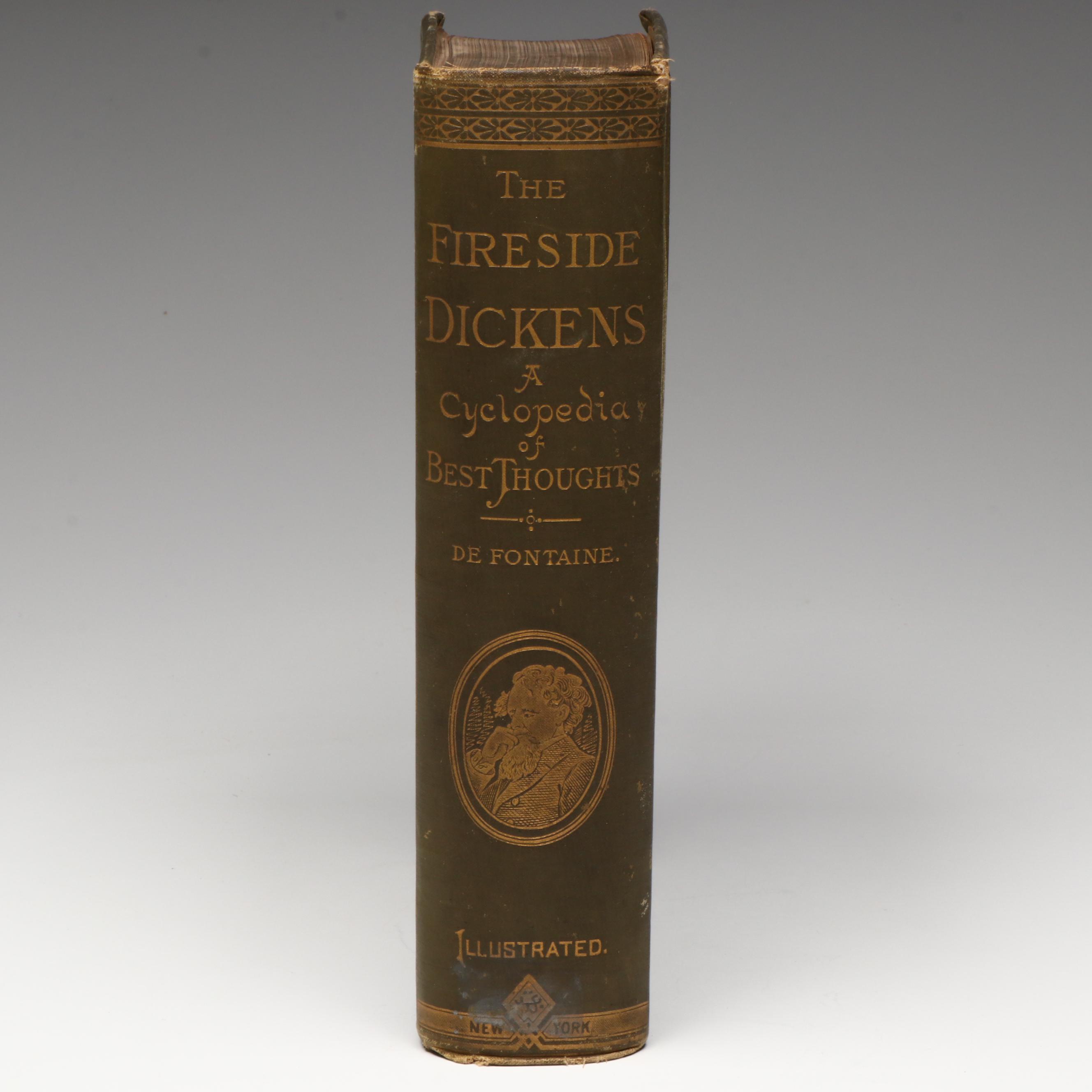 Illustrated "The Fireside Dickens" by F. G. de Fontaine, 1883