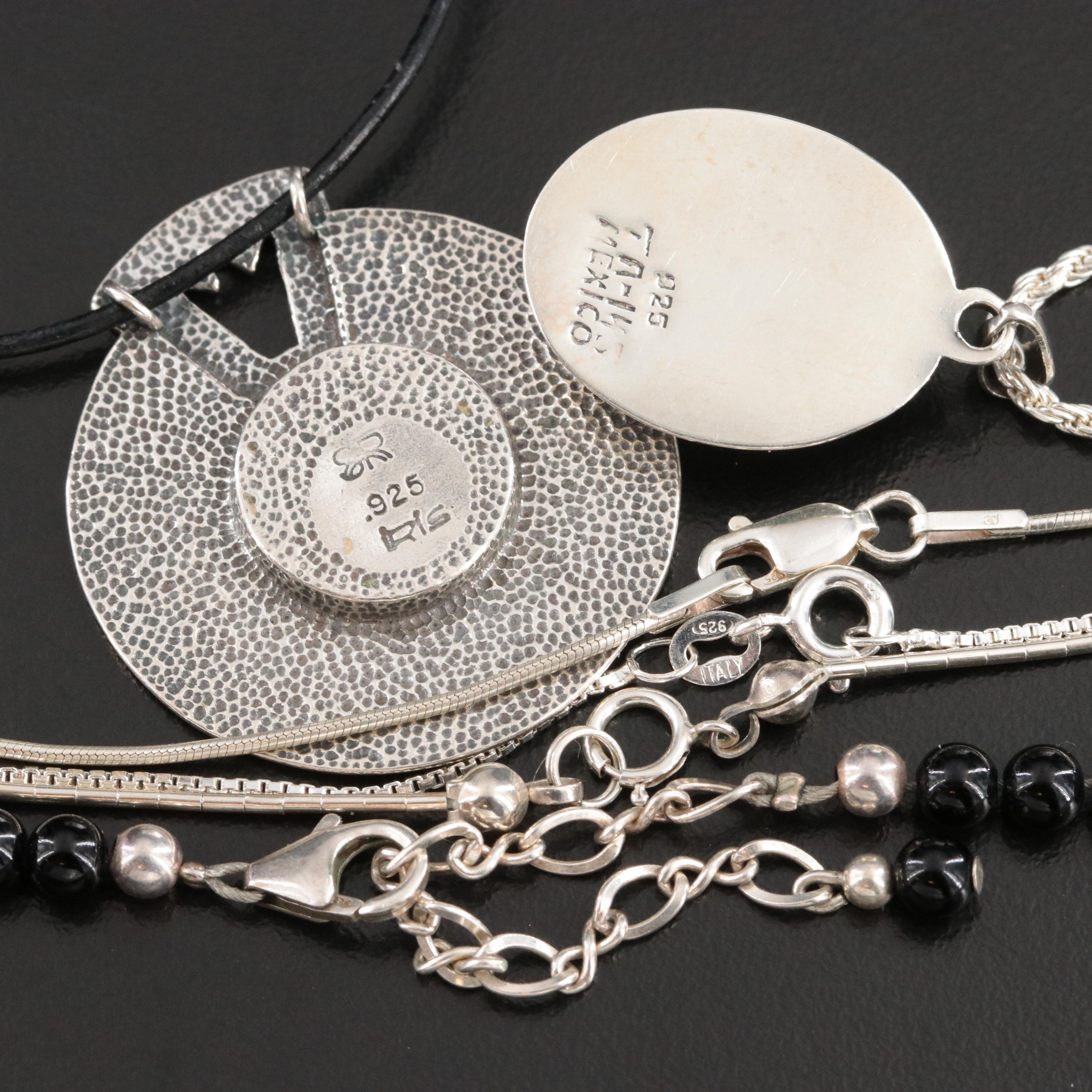 Millefiori, Roman Style Glass, and Sterling Featured in Jewelry Collection