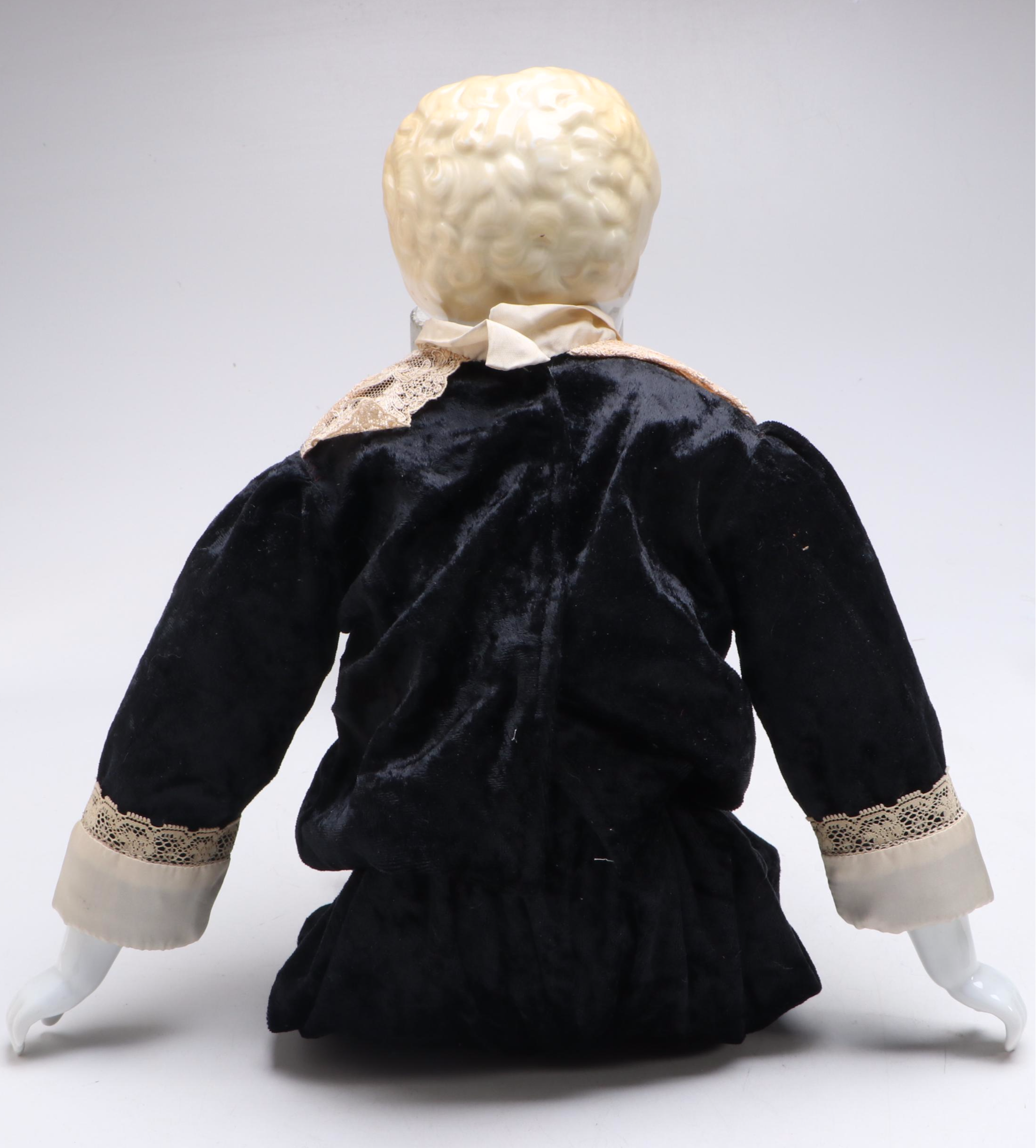 German Style Bisque and Cloth Dolls